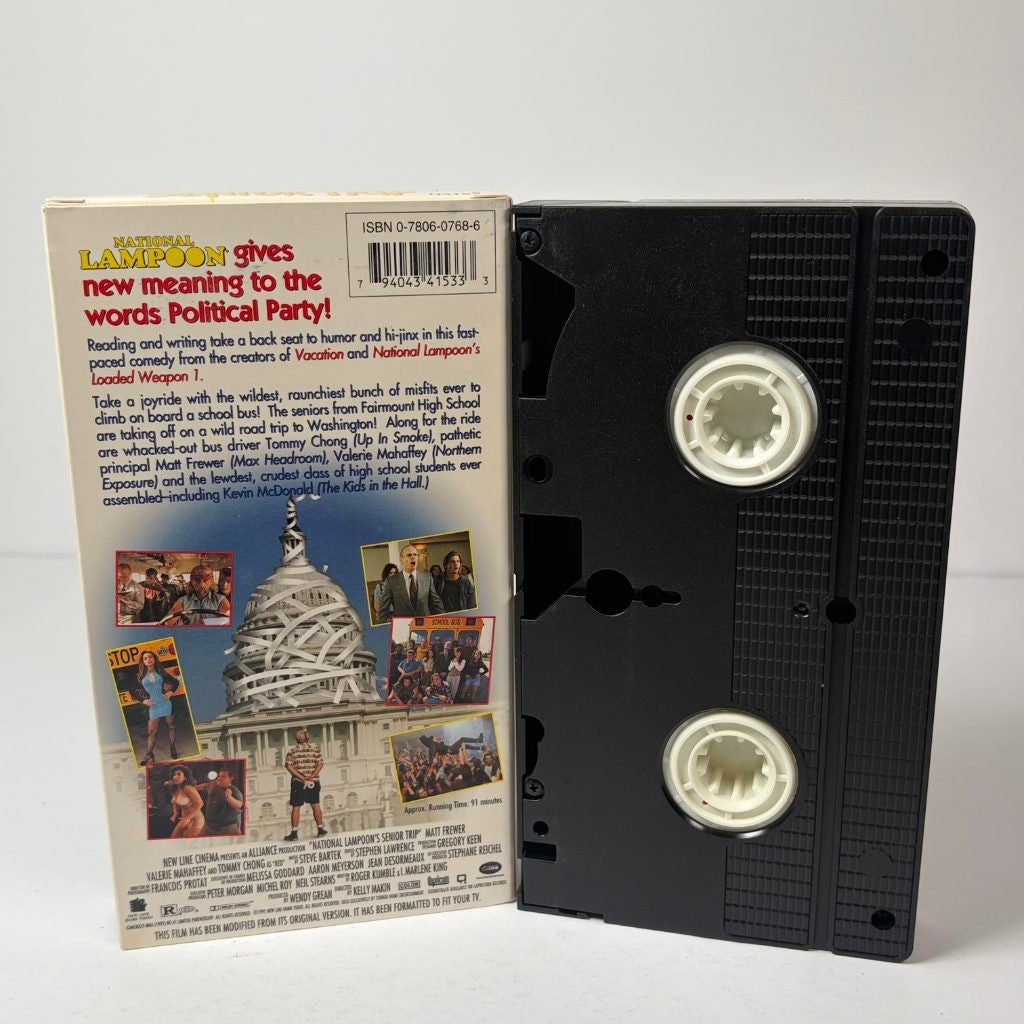 National Lampoon's Senior Trip VHS New Line Home Video Tommy Chong Matt Frewer