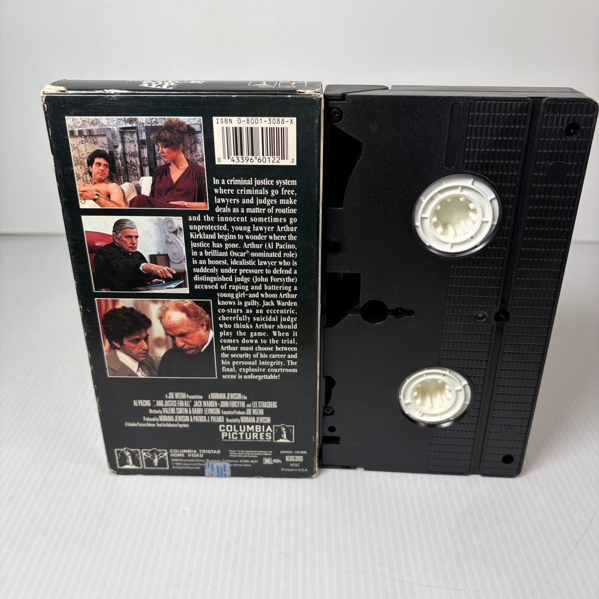 And Justice For All VHS 1979 Legal Drama Al Pacino Columbia TriStar