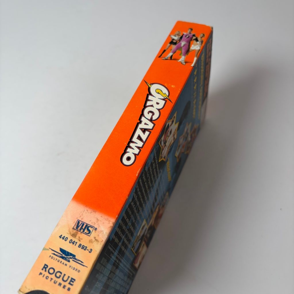 Orgazmo VHS Trey Parker 1999 Unrated Comedy South Park Creator Rogue Pictures