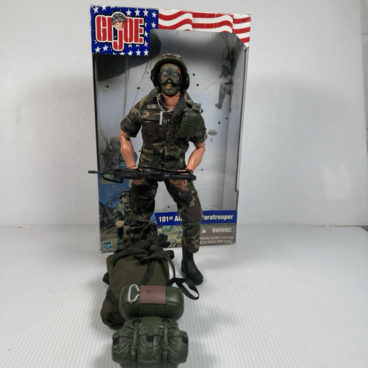 2002 GI JOE 101ST AIRBORNE PARATROOPER Complete With Box & Accessories