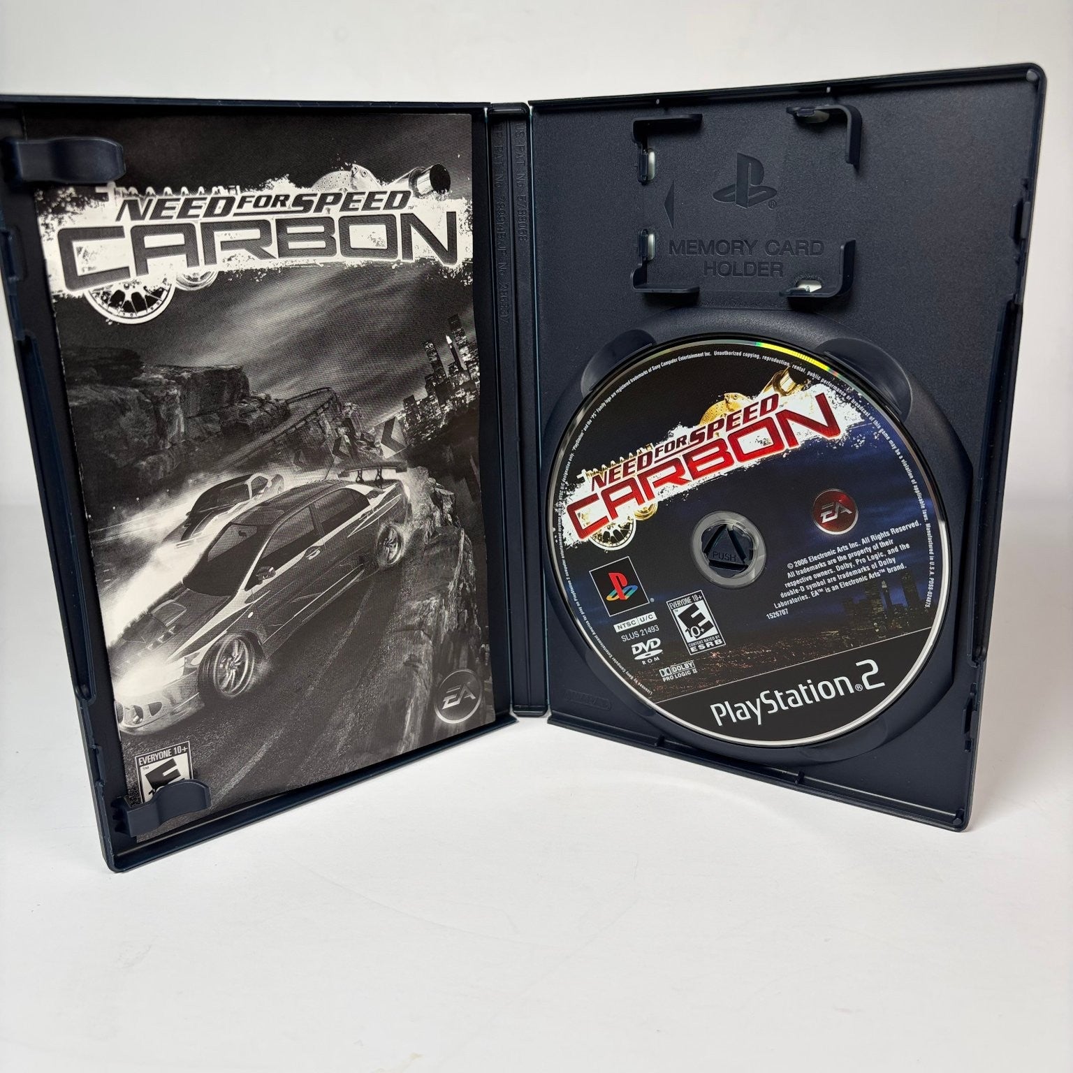 Need for Speed Carbon PlayStation 2 PS2 Video Game Racing Black Label Complete