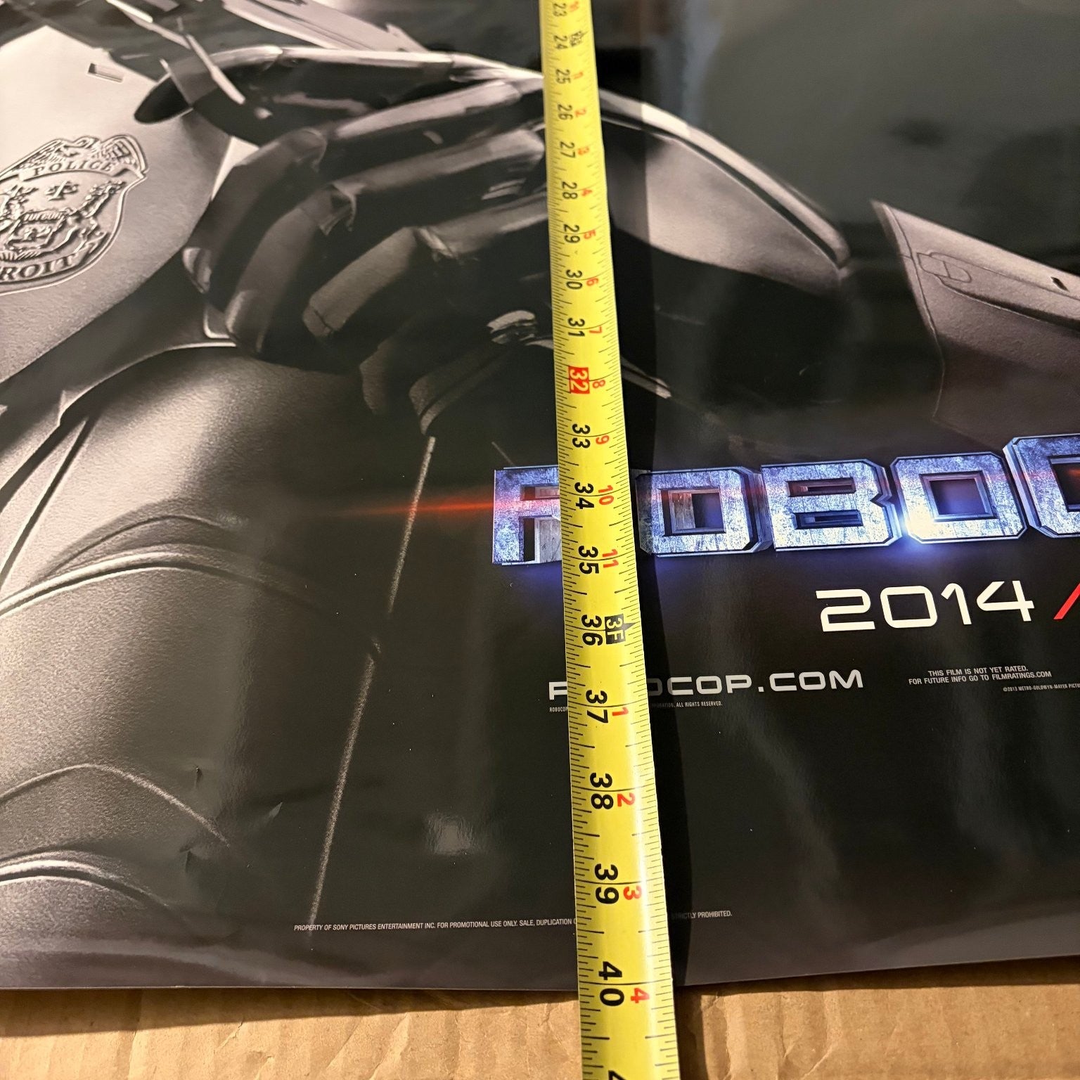 RoboCop 2014 One Sheet Movie Poster Original Double-Sided Joel Kinnaman