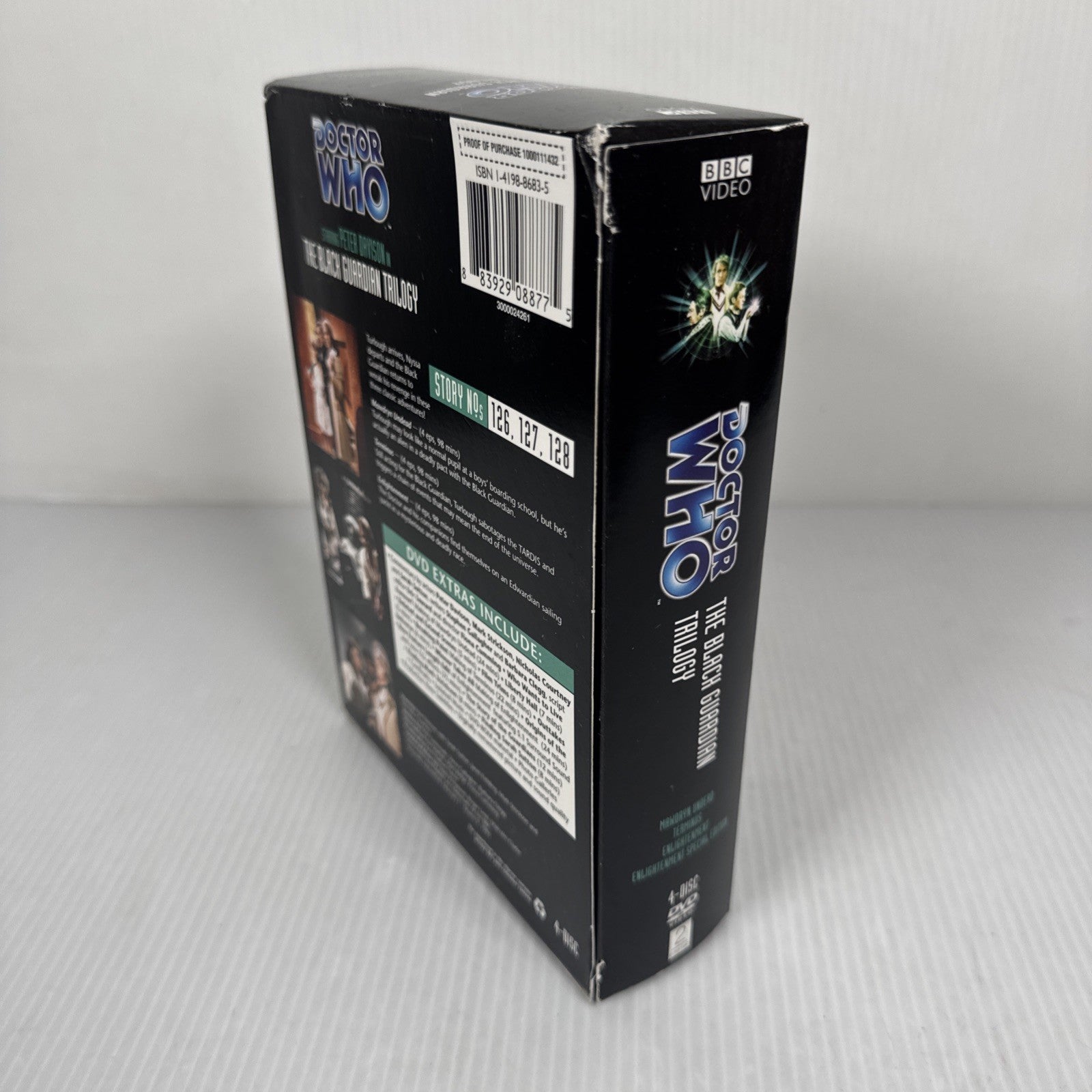 Doctor Who The Black Guardian Trilogy DVD 3-Disc Set Peter Davison Years