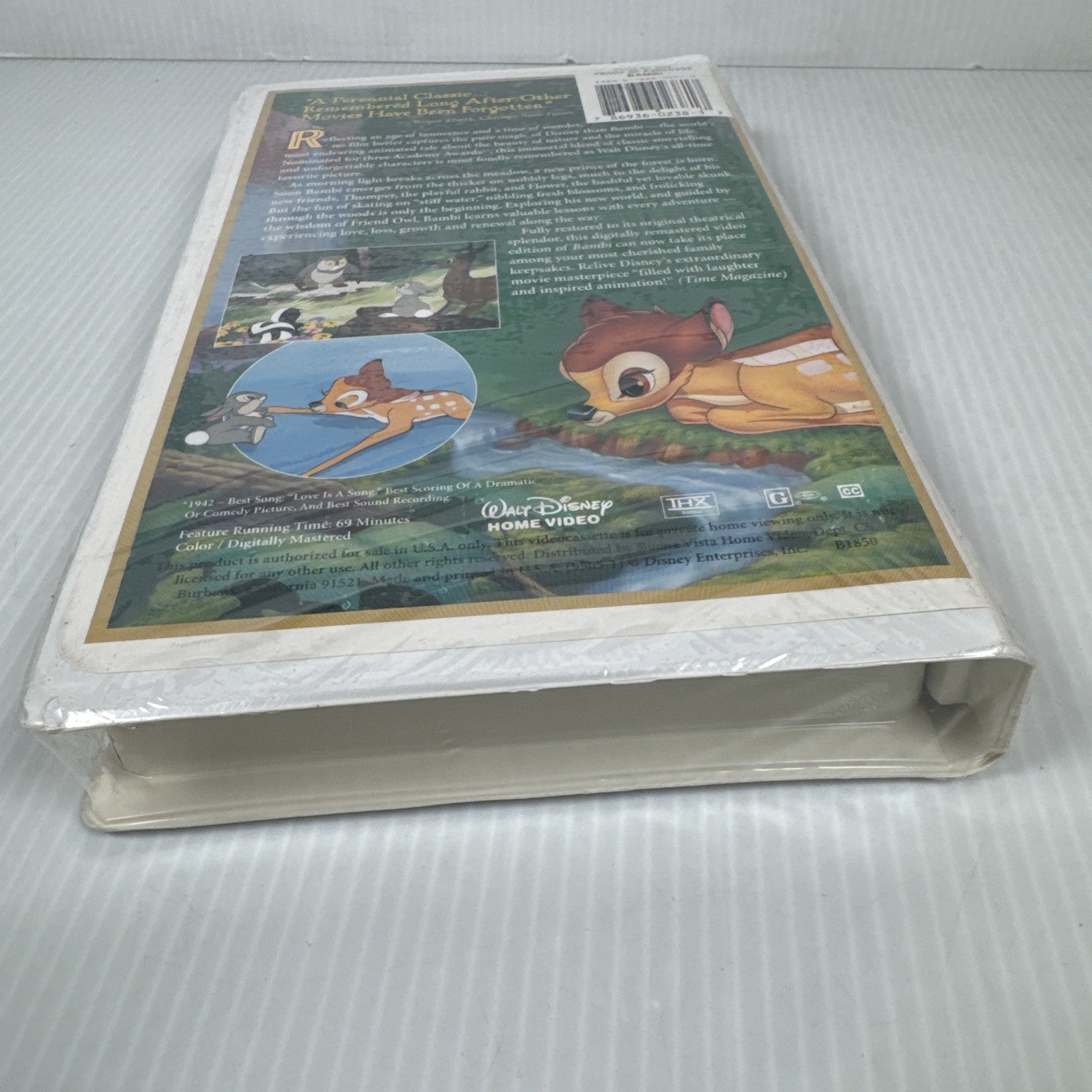 Bambi - New Sealed! VHS Disney Tape 55th Anniversary Masterpiece Clamshell Movie