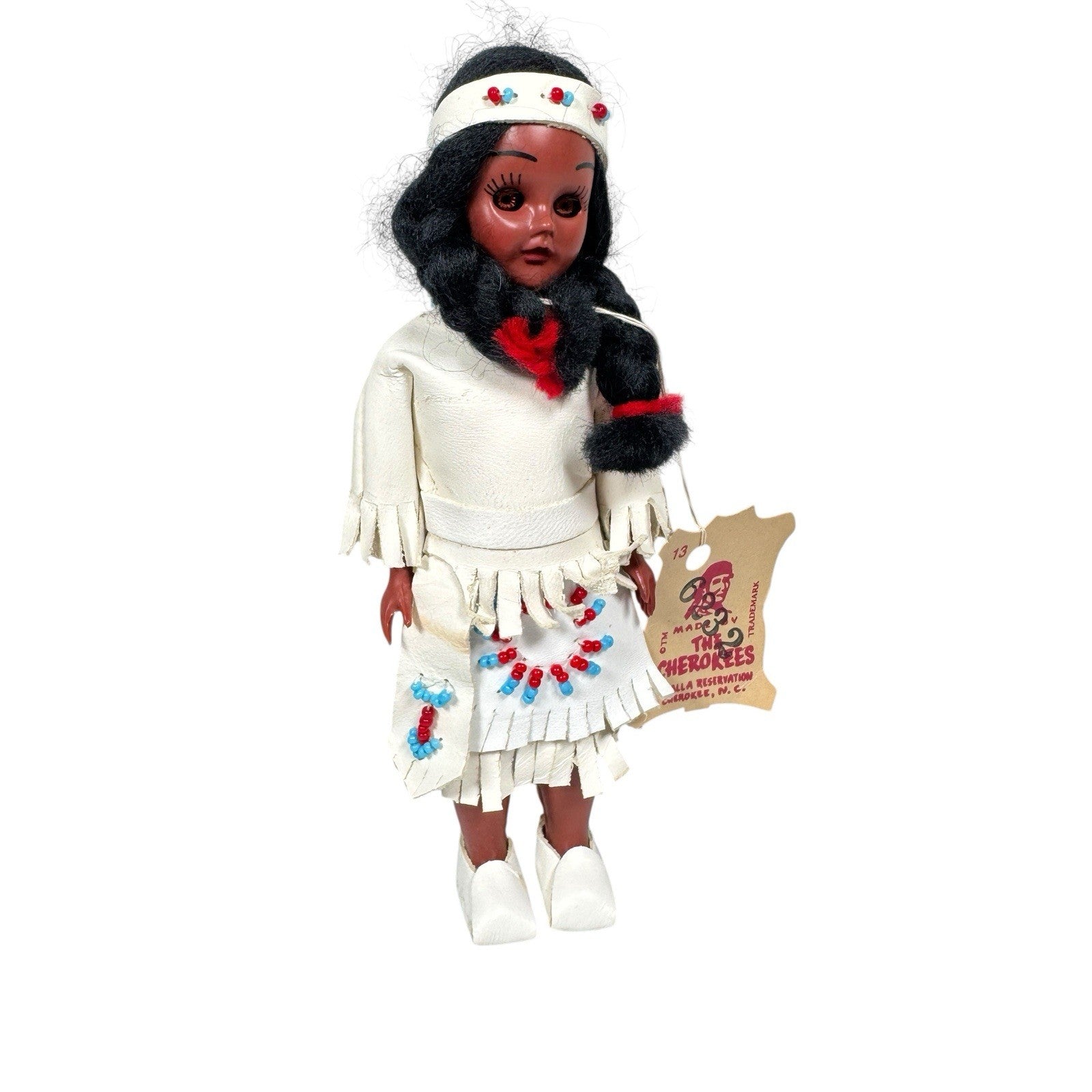 6” Vintage Doll Original Tag Made by the Cherokees 6232