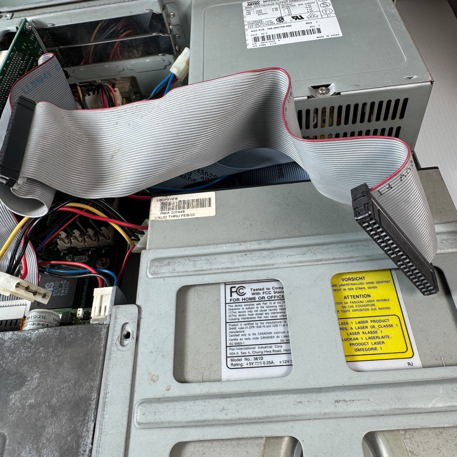 Vintage NEC PowerMate VP75 Intel Pentium Model PM-1520-24813C AS IS For Repair