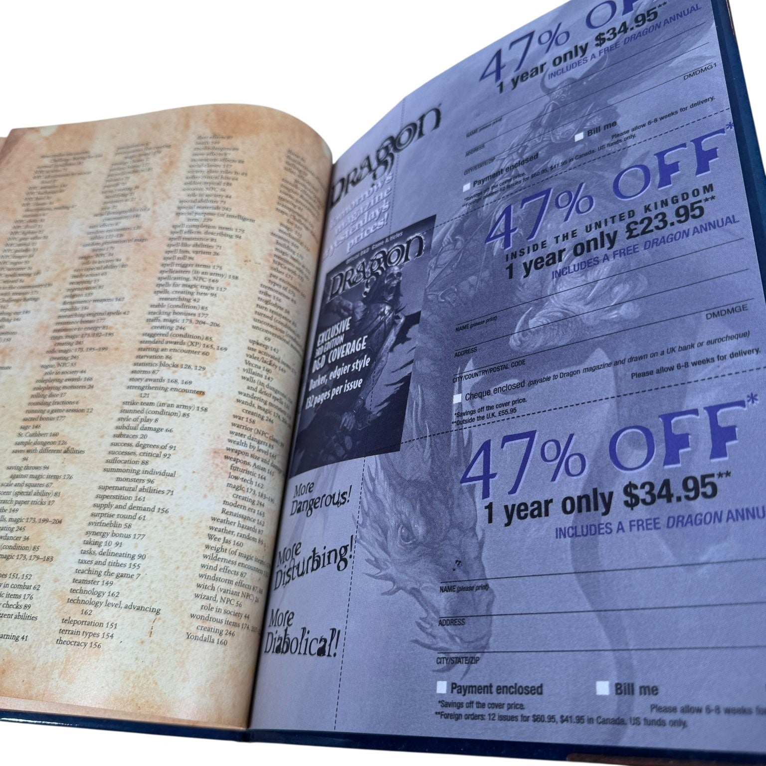 Dungeons & Dragons Dungeon Masters Guide Core Rulebook II First Printing RPG TSR