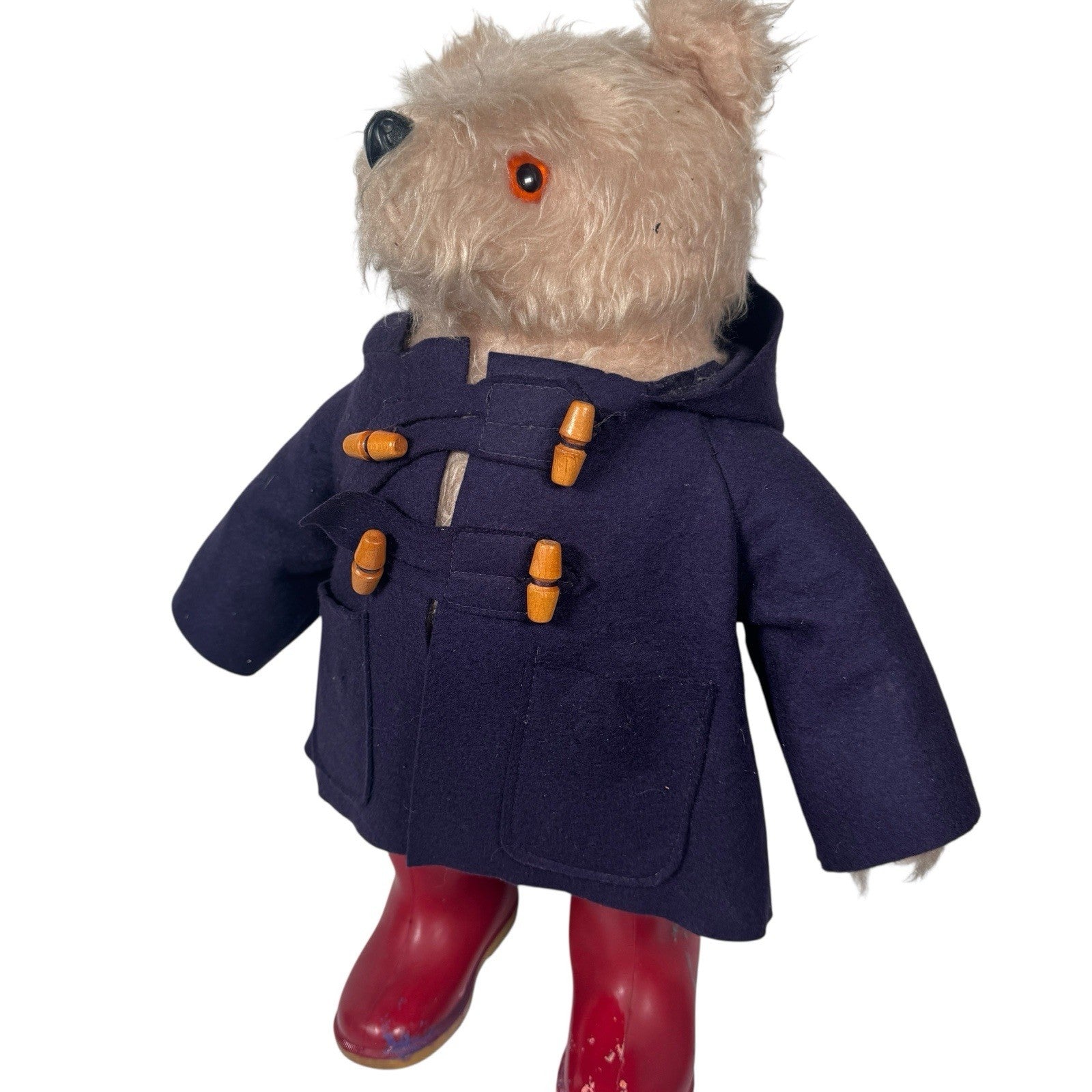 Vintage Gabrielle Designs Paddington Bear Early 1970s Dunlop Boots (Worn As Is)
