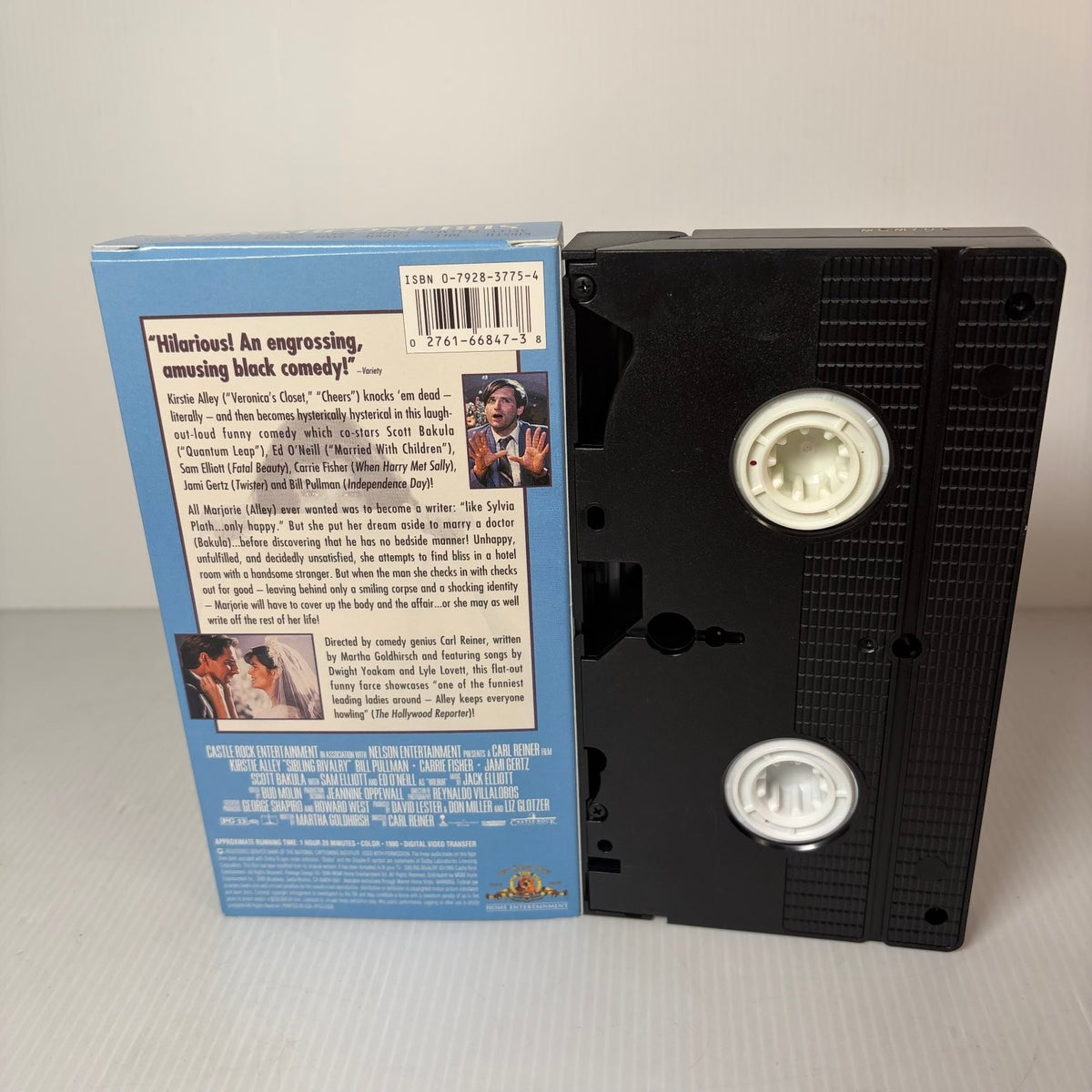 Sibling Rivalry VHS 1990 Comedy MGM/UA Movie Time Kirstie Alley Ed O'Neill