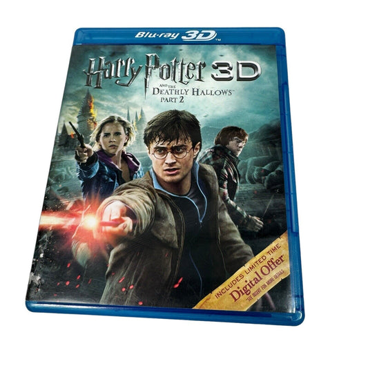 Harry Potter and the Deathly Hallows Part 2 (Blu-ray 3D, 2011)