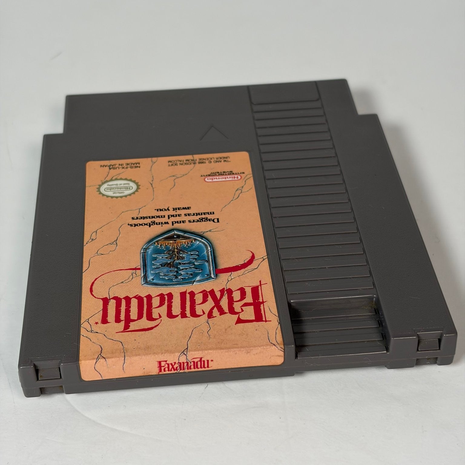 Faxanadu Nintendo NES Game Cartridge Authentic NTSC-U/C Tested