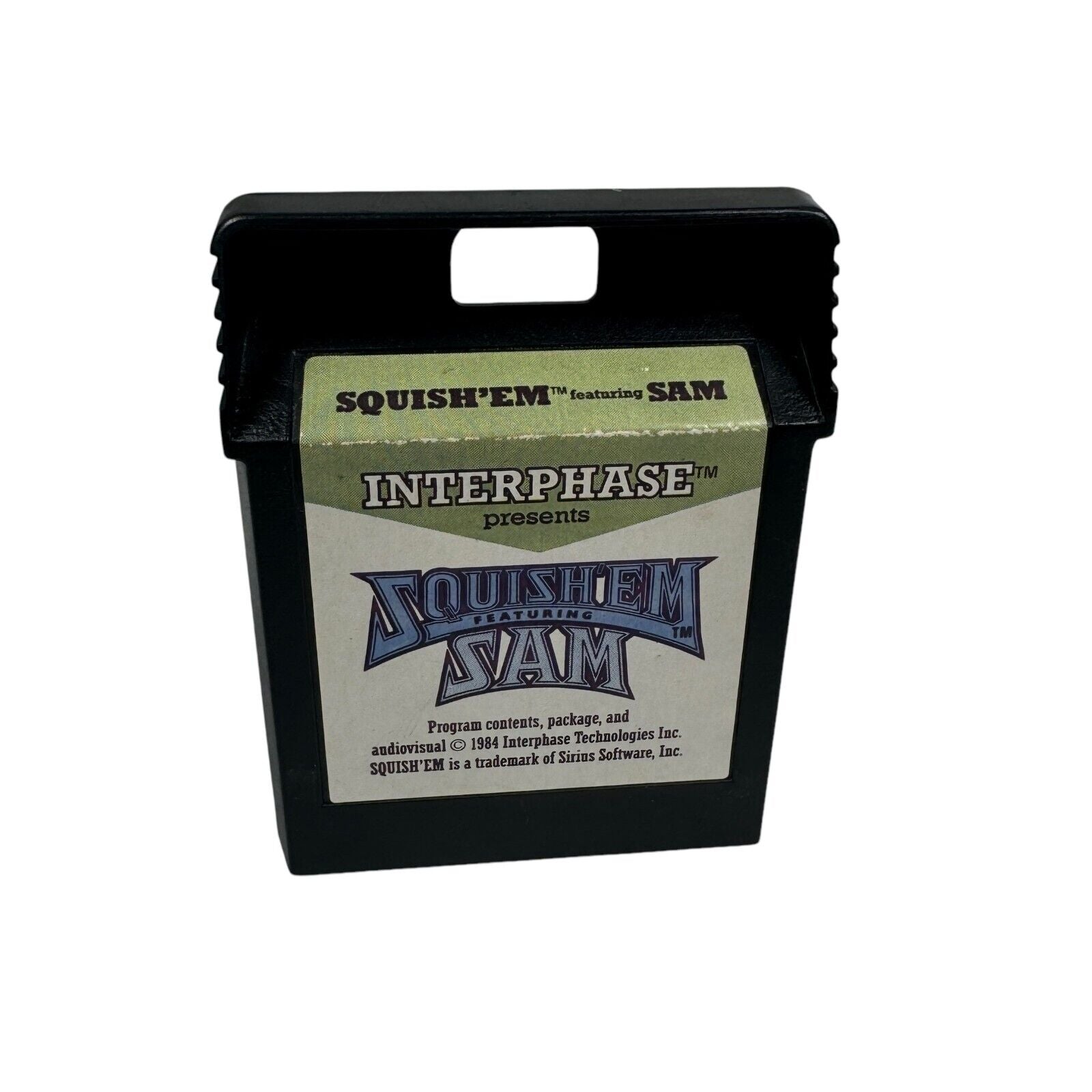 Squish 'em Featuring Sam Colecovision 1984 Interphase Game Cartridge