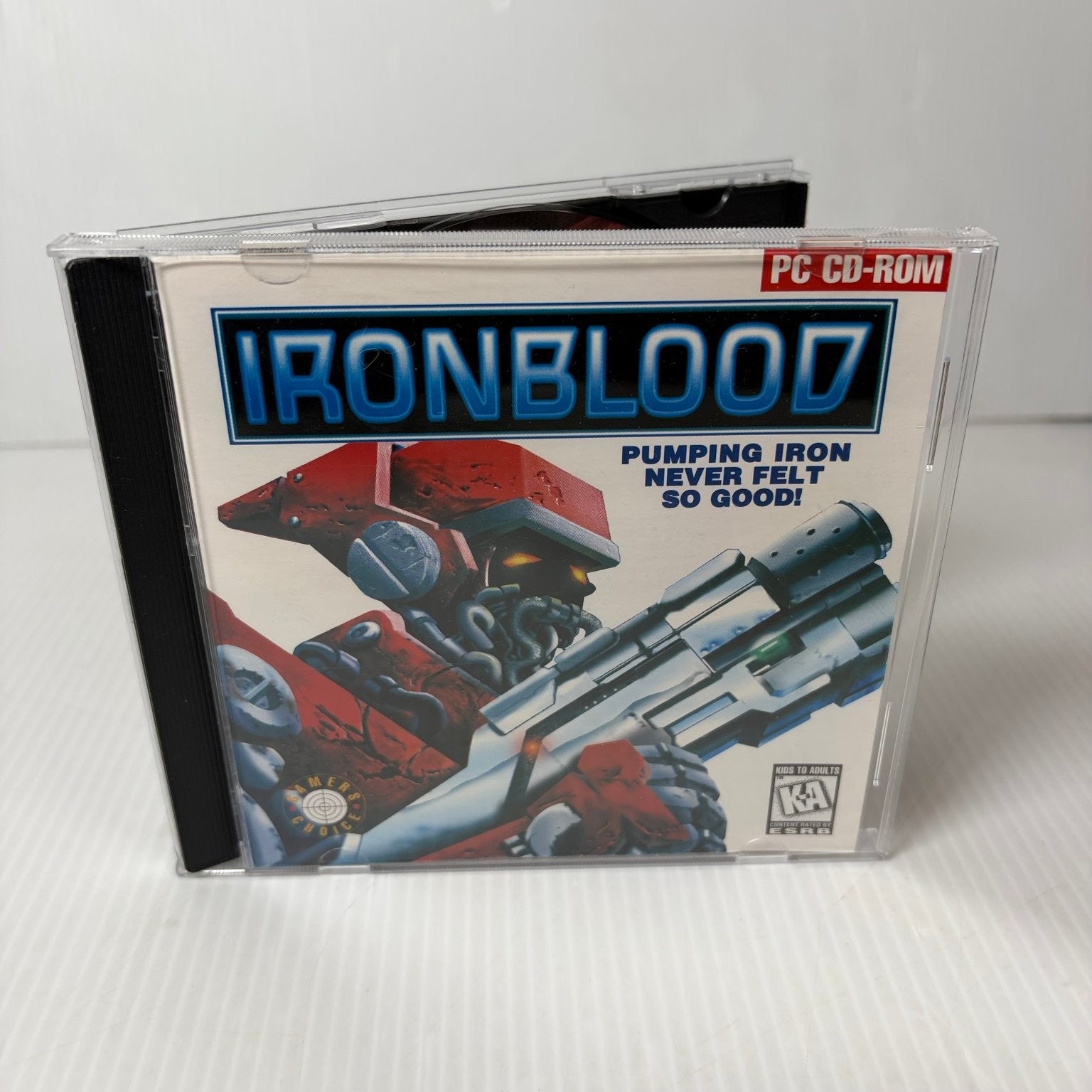 Iron Blood Gamers Choice PC CD-ROM Video Game Arcade Action Mecha Robot