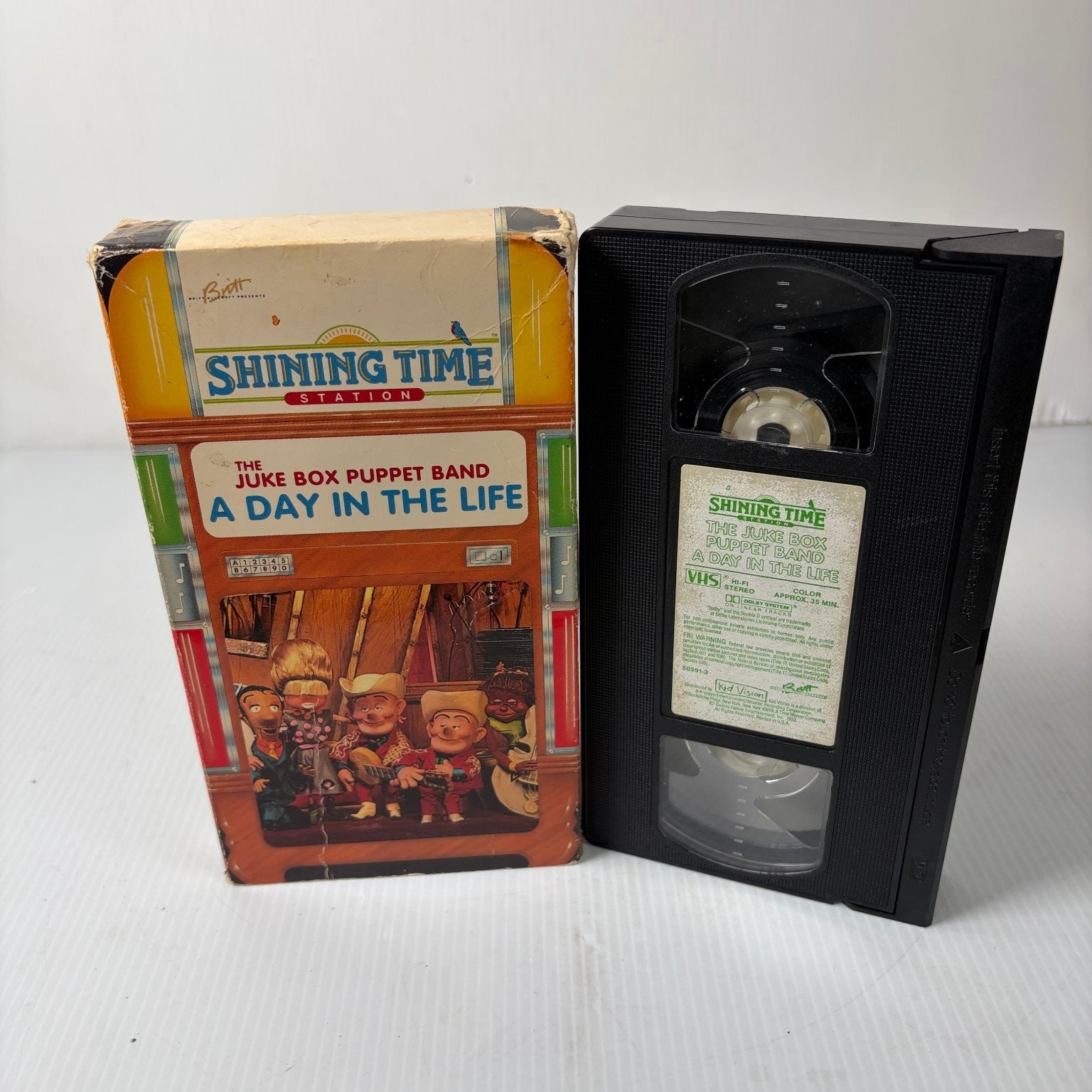 Shining Time Station: Juke Box Puppet Band VHS 1990 Children's Musical Kid