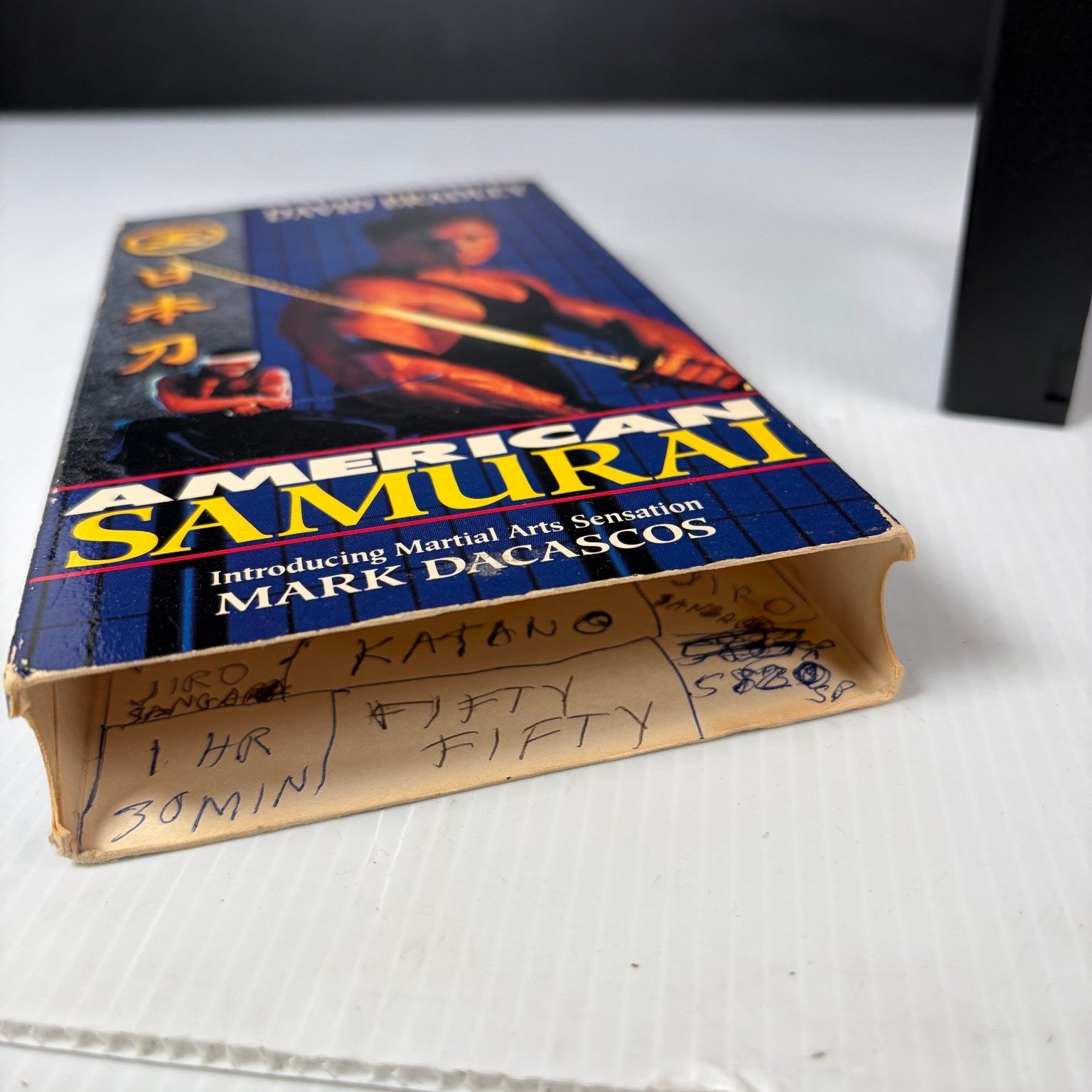 American Samurai VHS 1993 Action Martial Arts Original Release Cannon Video