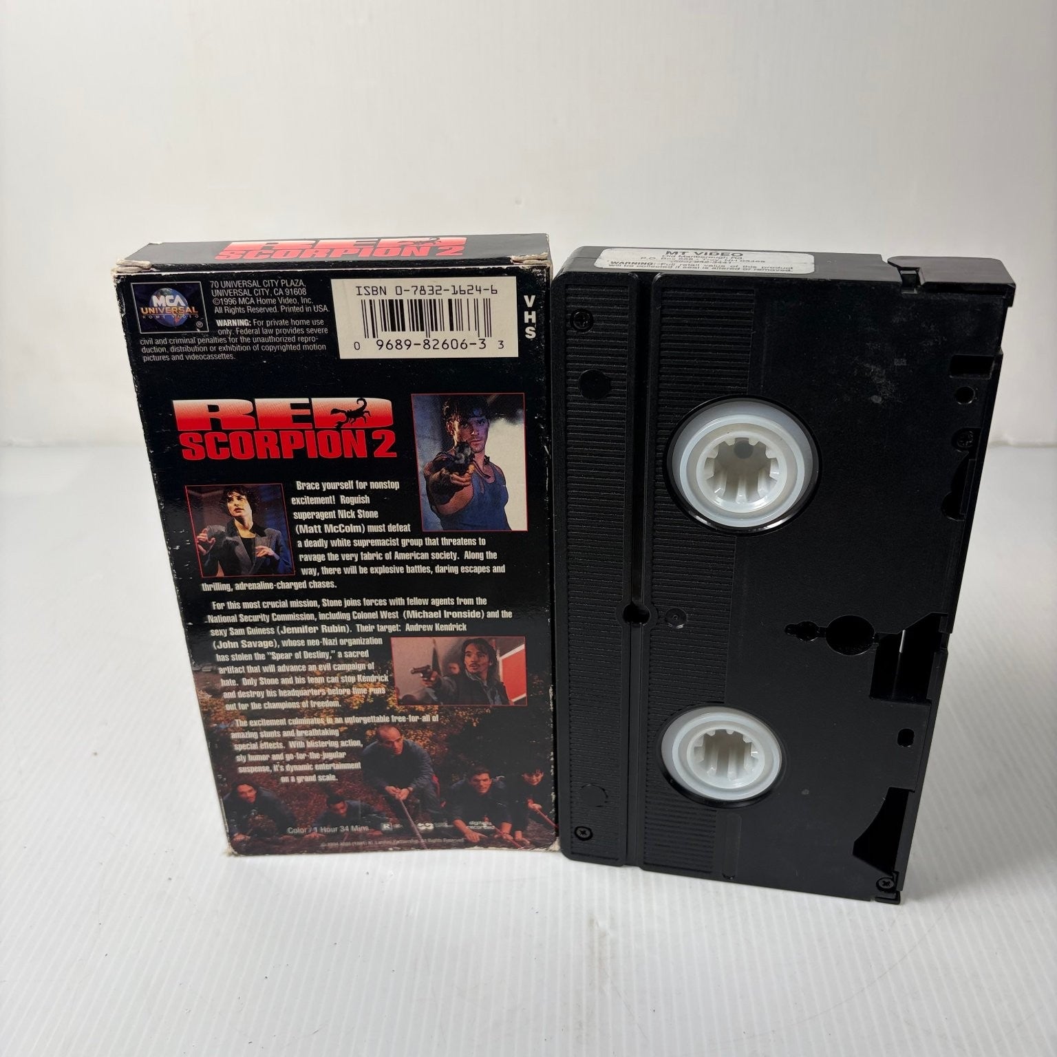 Red Scorpion 2 VHS 1994 Action Thriller Andrew Kendrick MCA Universal