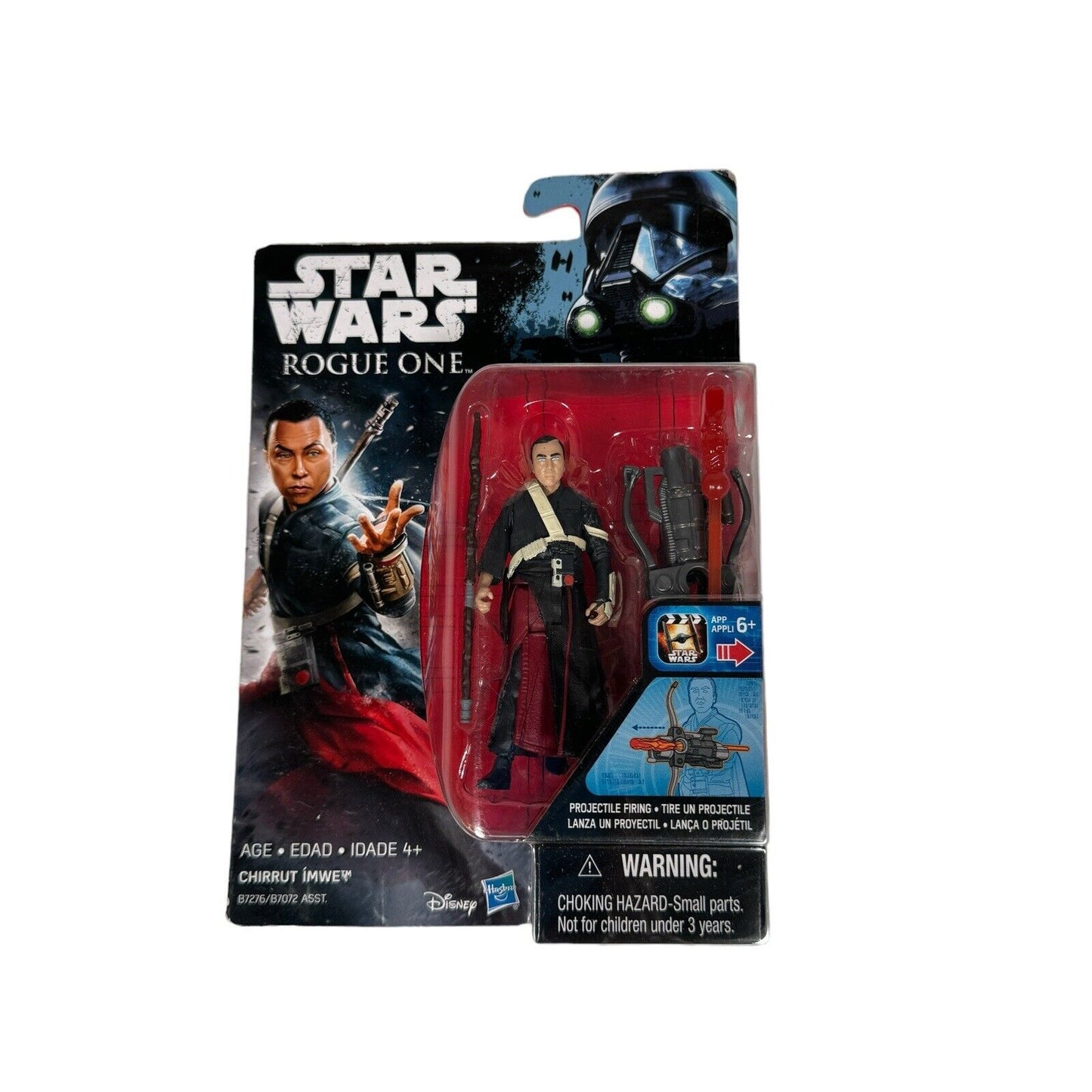 Hasbro Star Wars Rogue One CHIRRUT IMWE 3.75 projectile firing action figure