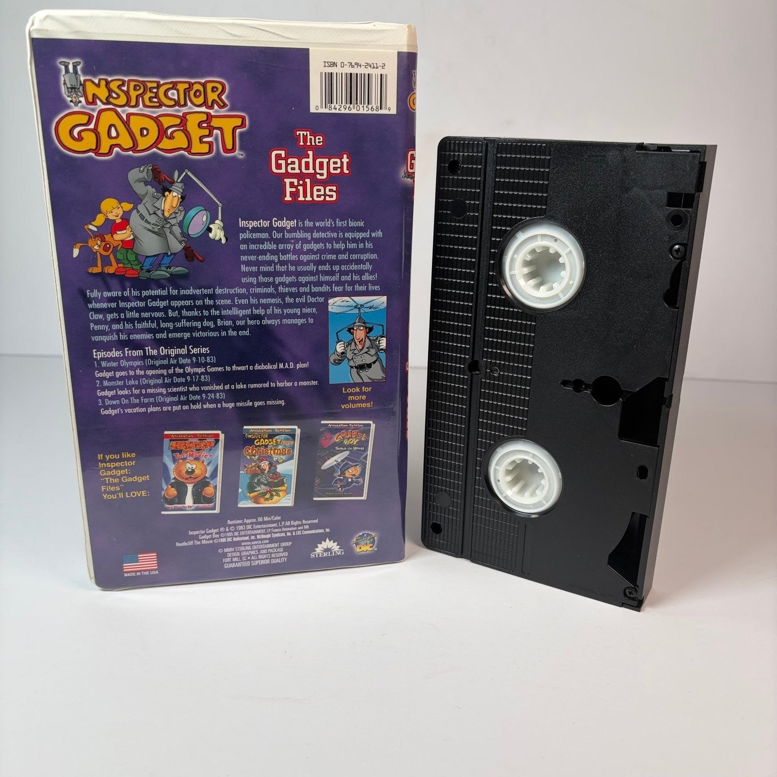 Inspector Gadget The Gadget Files VHS 1999 Animation Sterling