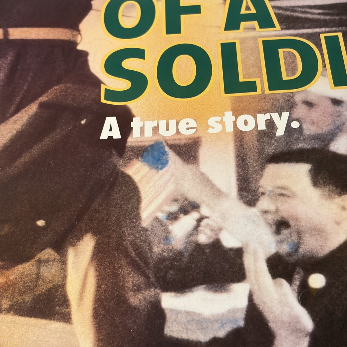 Vintage Death of a Soldier 1986 Rare Movie Poster Scotti Brothers 22" x 30"