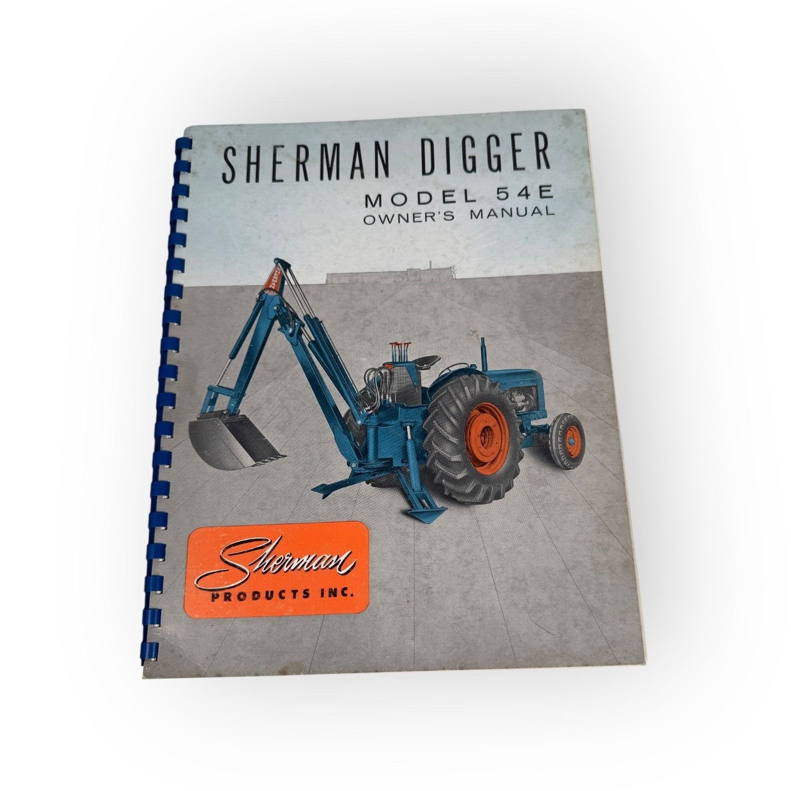 Sherman Digger Model 54E Owner’s Manual OEM 1956 Litho Book