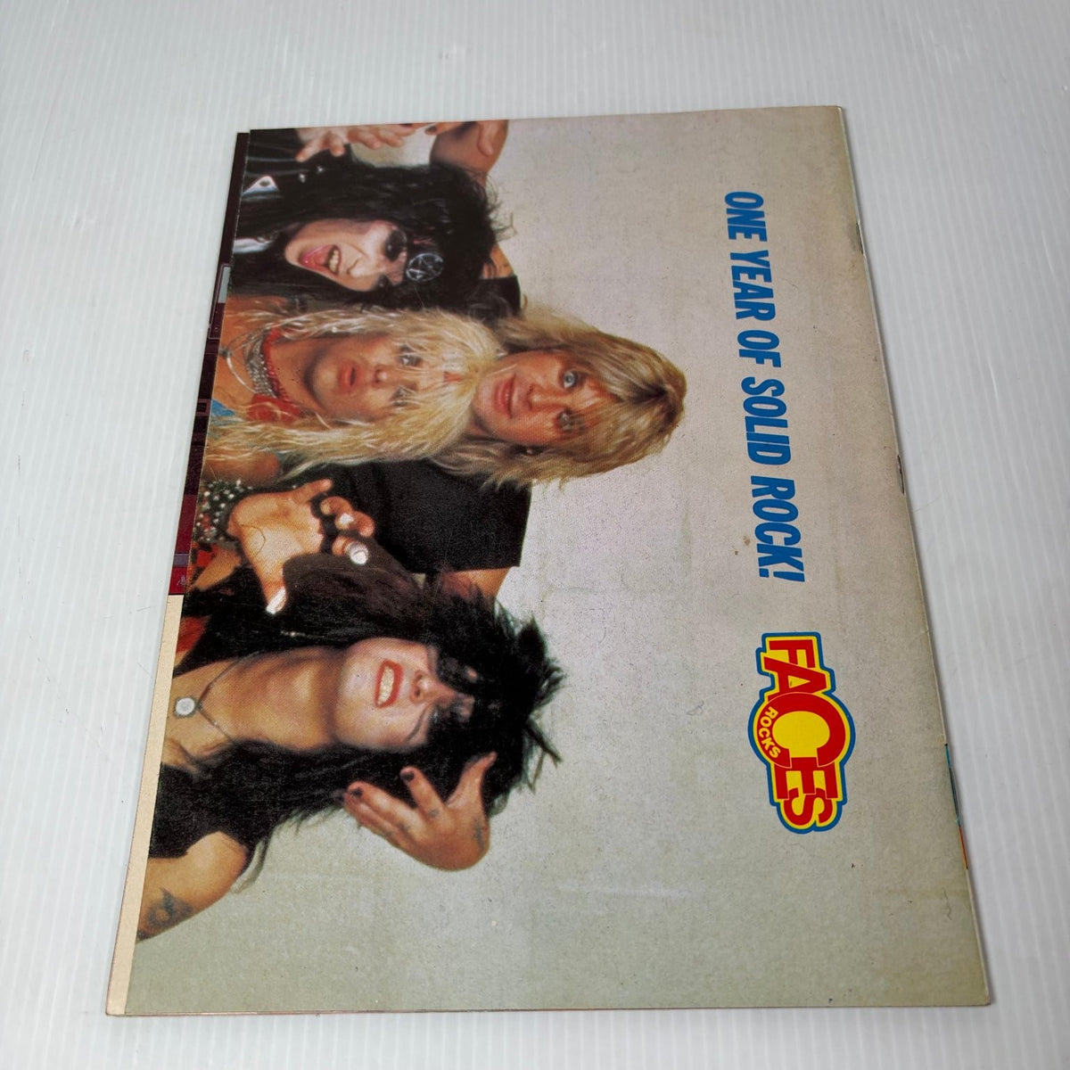 Faces Rocks Magazine October 1983 Ozzy Motley Crue 1st Anniversary Issue