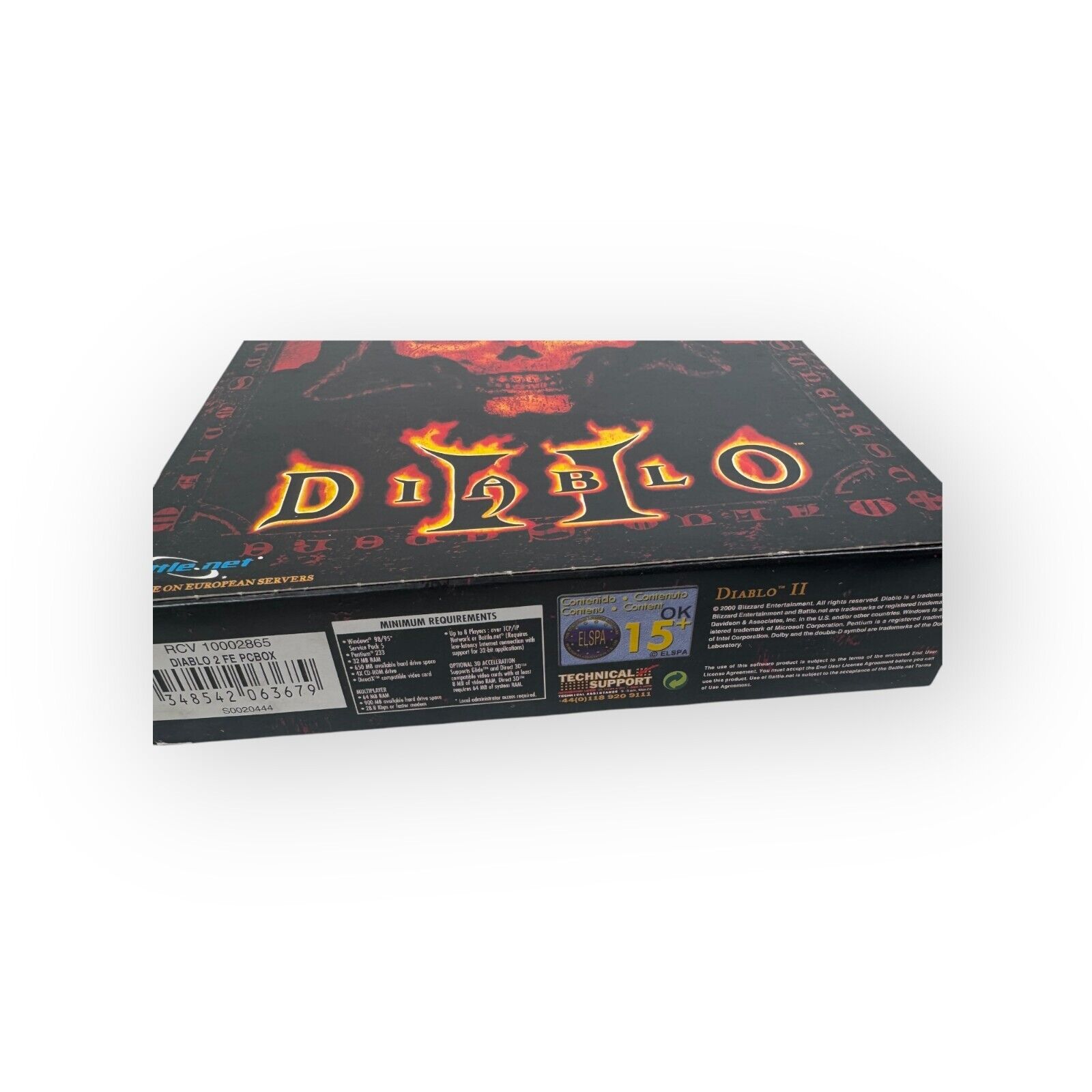 Diablo II Original Big Box Version (PC, 2000) Complete with Manual European Ver.