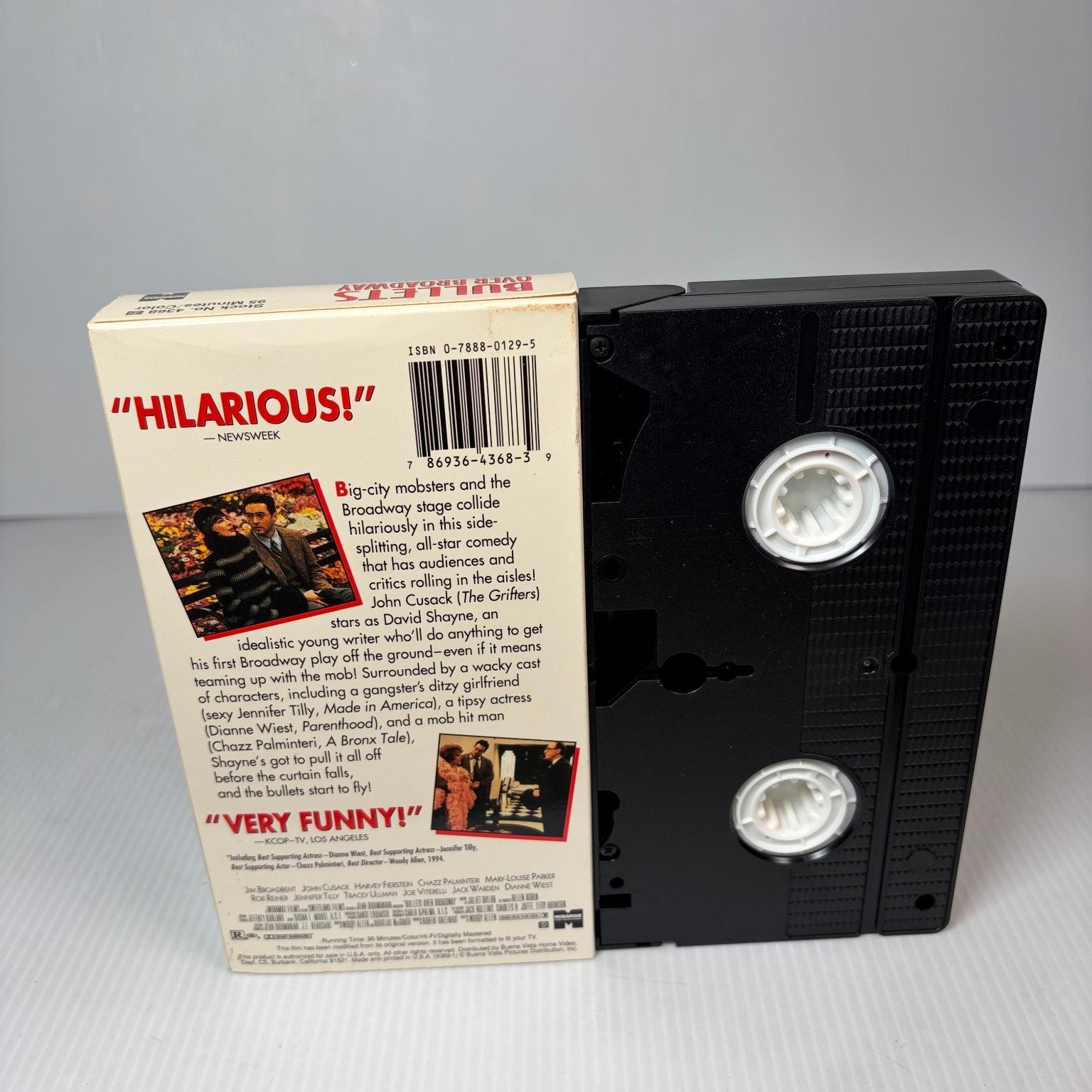 Bullets Over Broadway VHS 1994 Comedy Woody Allen Miramax Buena Vista Film