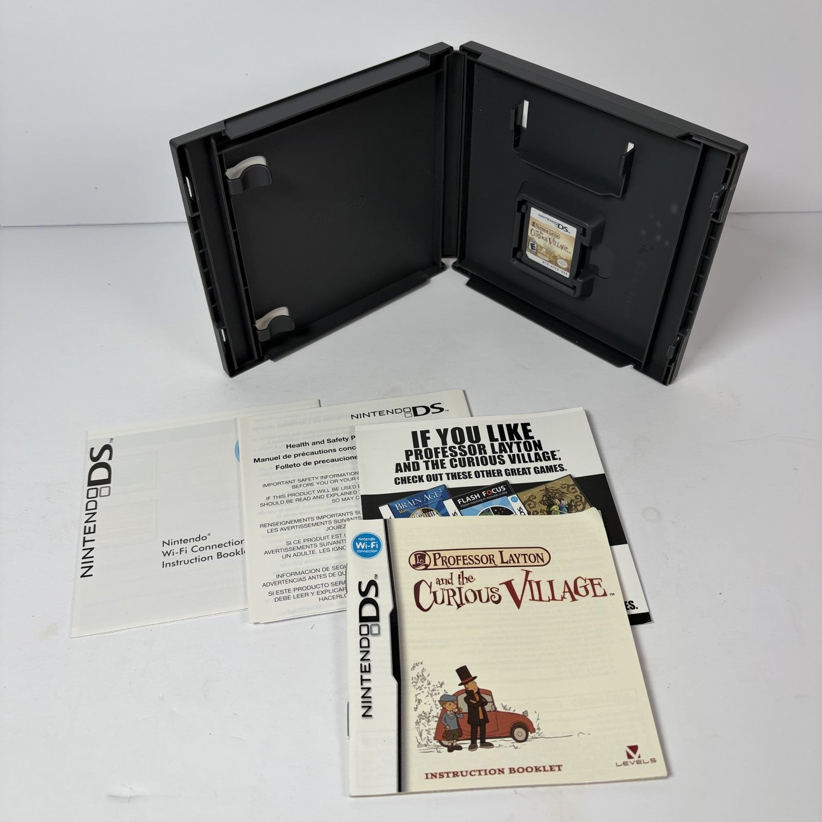 Professor Layton and the Curious Village Nintendo DS CIB Complete Tested