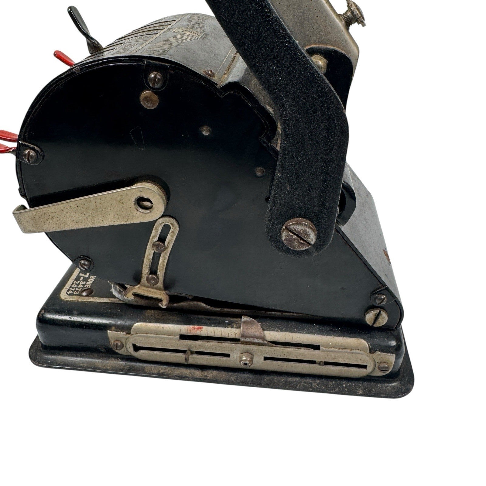 Antique Protective Check Writer Co. Lightning Check Writer Machine CO-7