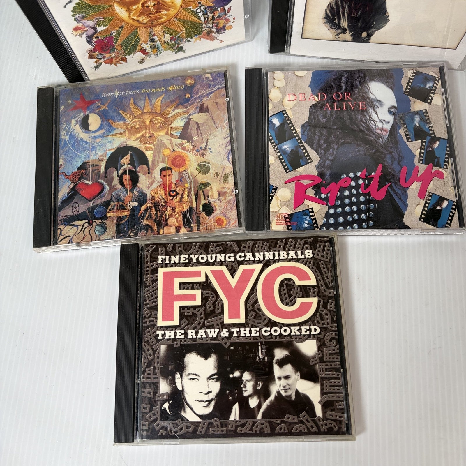 Lot of 5 CDs Tears for Fears Dead or Alive Fine Young Cannibals New Wave 80s