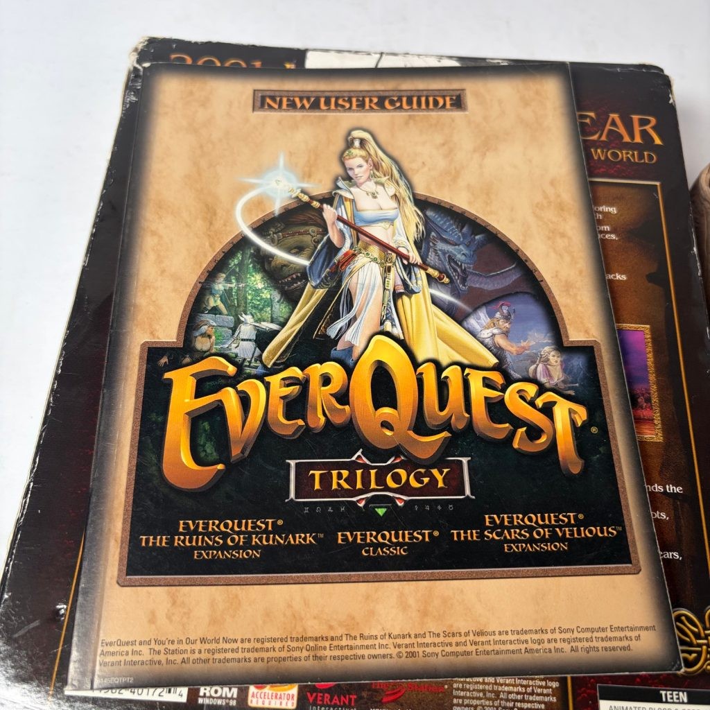 NO GAME EverQuest Trilogy Collector's Edition PC Big Box Extras Only Figurines
