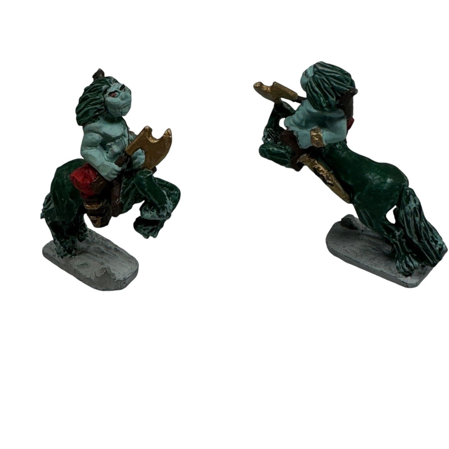 Dungeons & Dragons Level 3 Centaurs 1970s Lead Minifigures Painted Unbranded