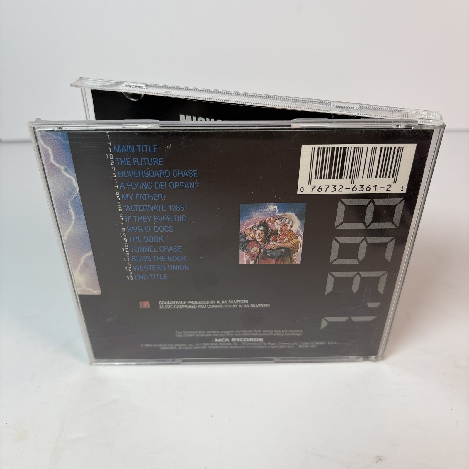 Back to the Future Part II Original Motion Picture Soundtrack CD Alan Silvestri