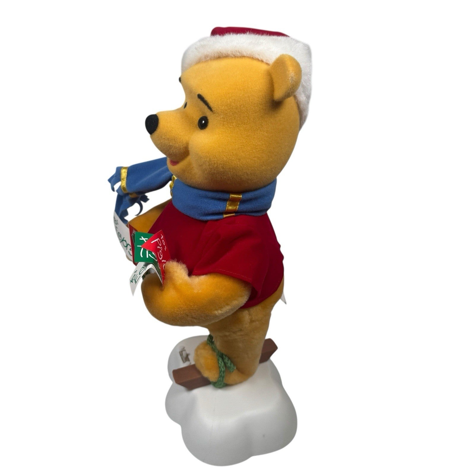 VTG Telco Winnie The Pooh Motion-ette Animated Christmas Display Figure Working