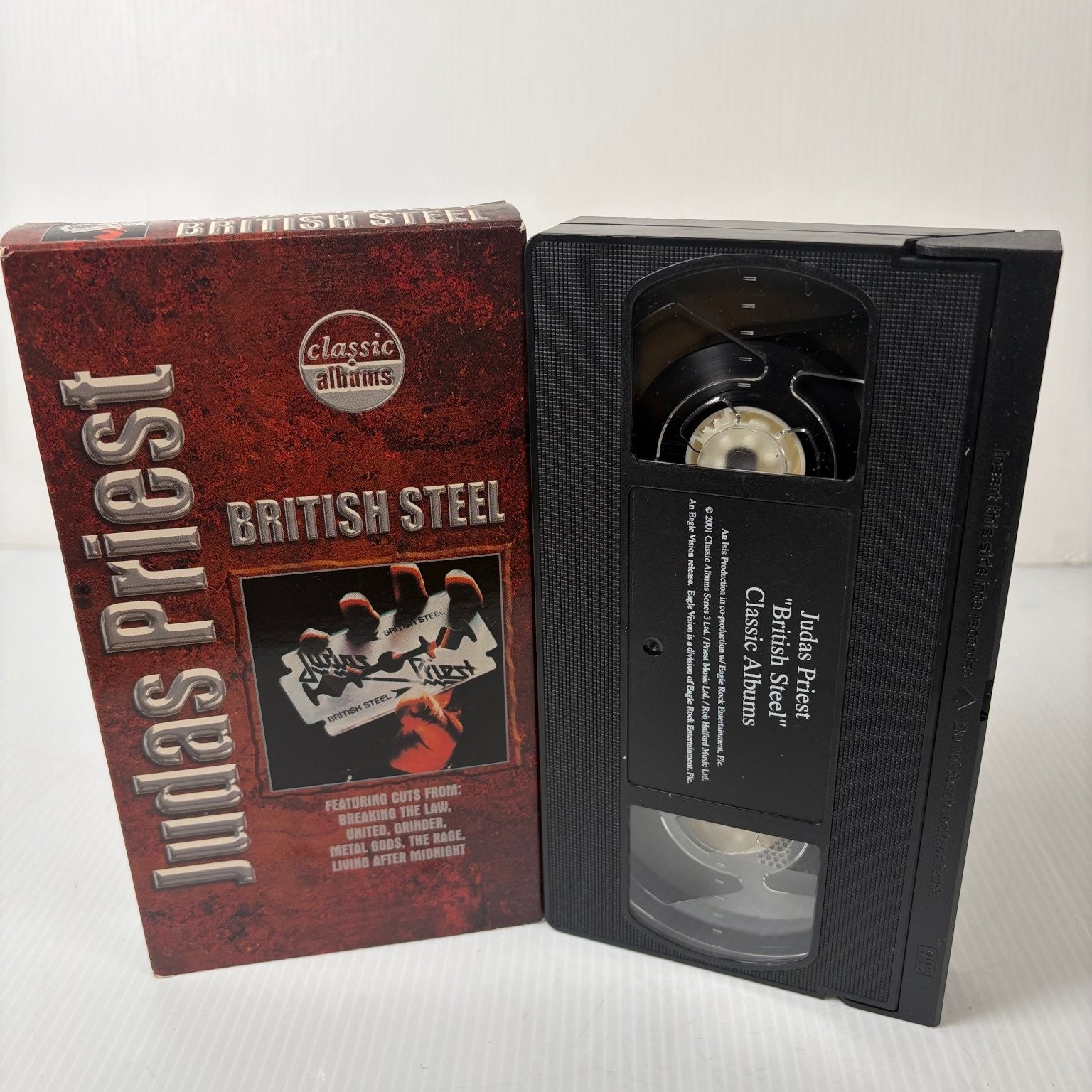 Judas Priest British Steel VHS 2001 Heavy Metal Classic Albums Pioneer
