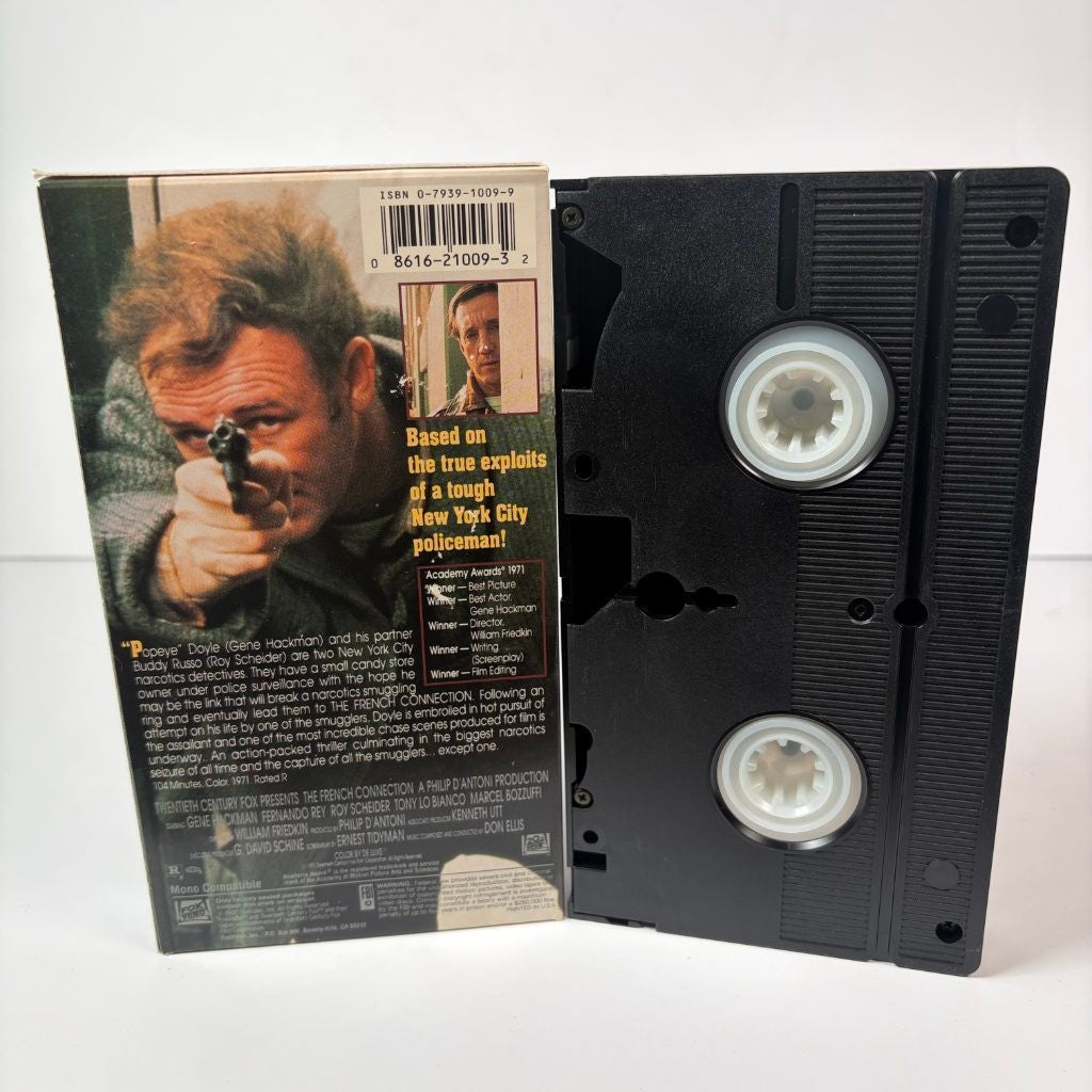 The French Connection VHS Gene Hackman CBS Fox Video Hi-Fi Crime Thriller