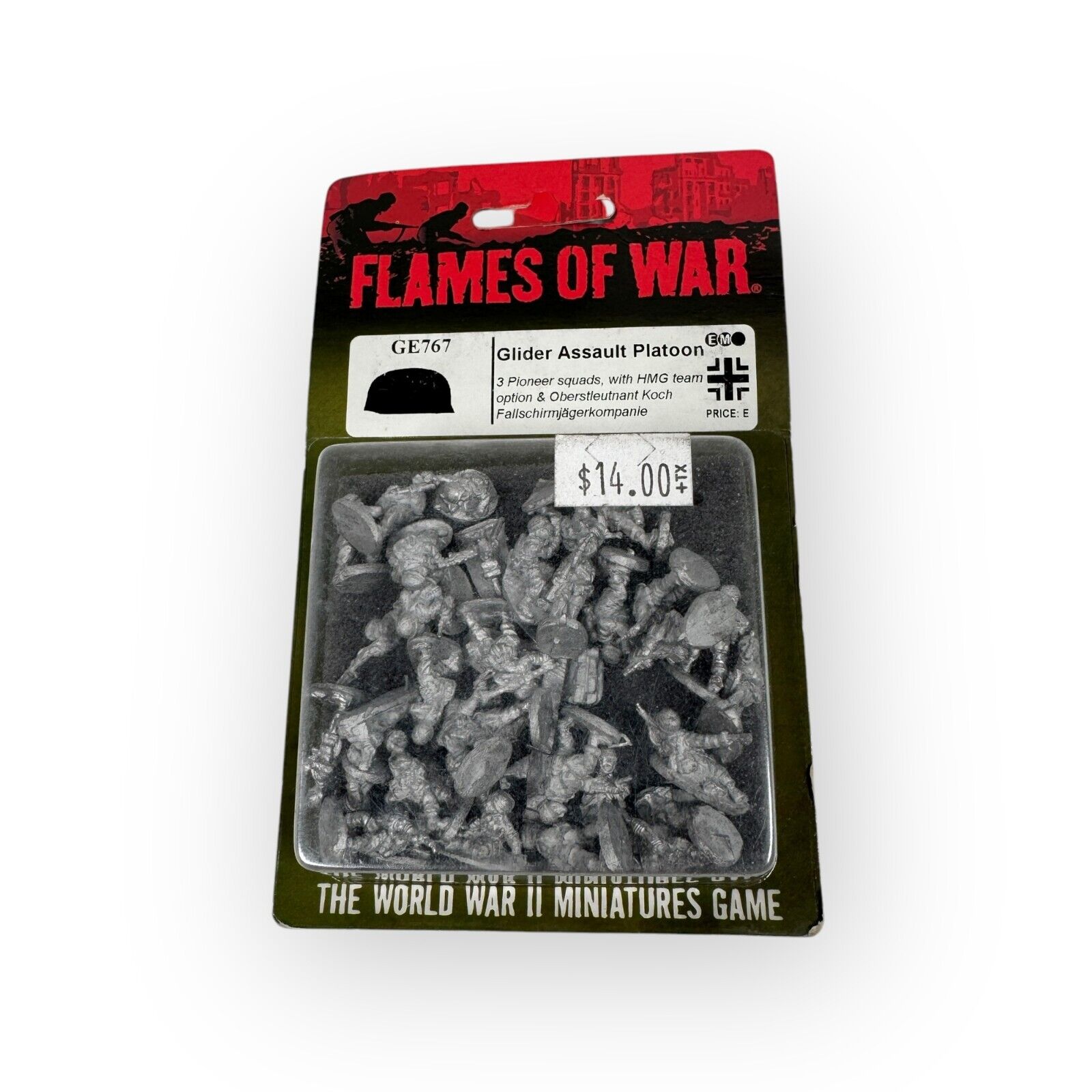 Battlefront Miniatures Flames of War GE767 Glider Assault Platoon OOP Sealed