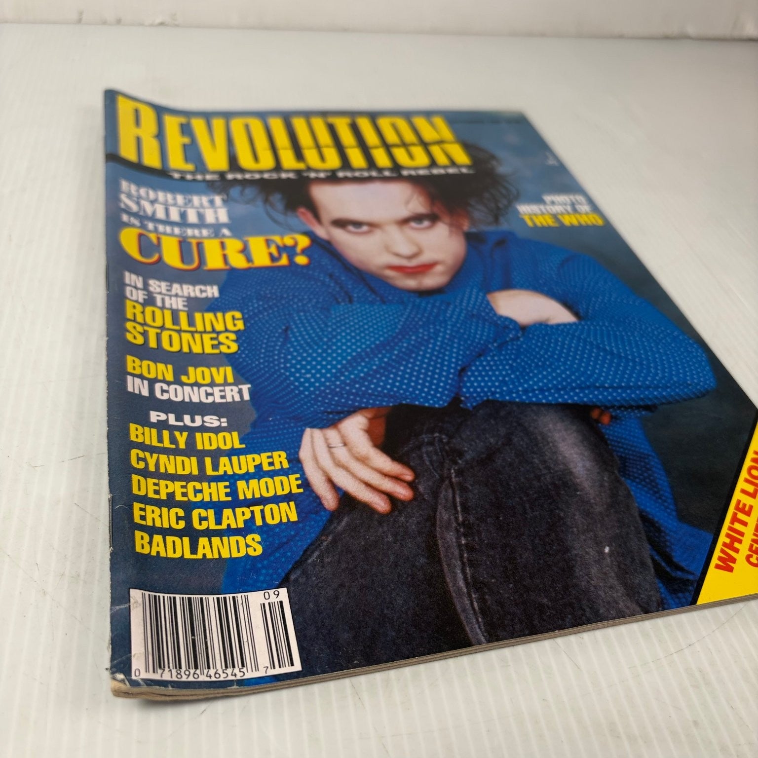 Revolution Magazine September 1989 Robert Smith The Cure Rock Music History