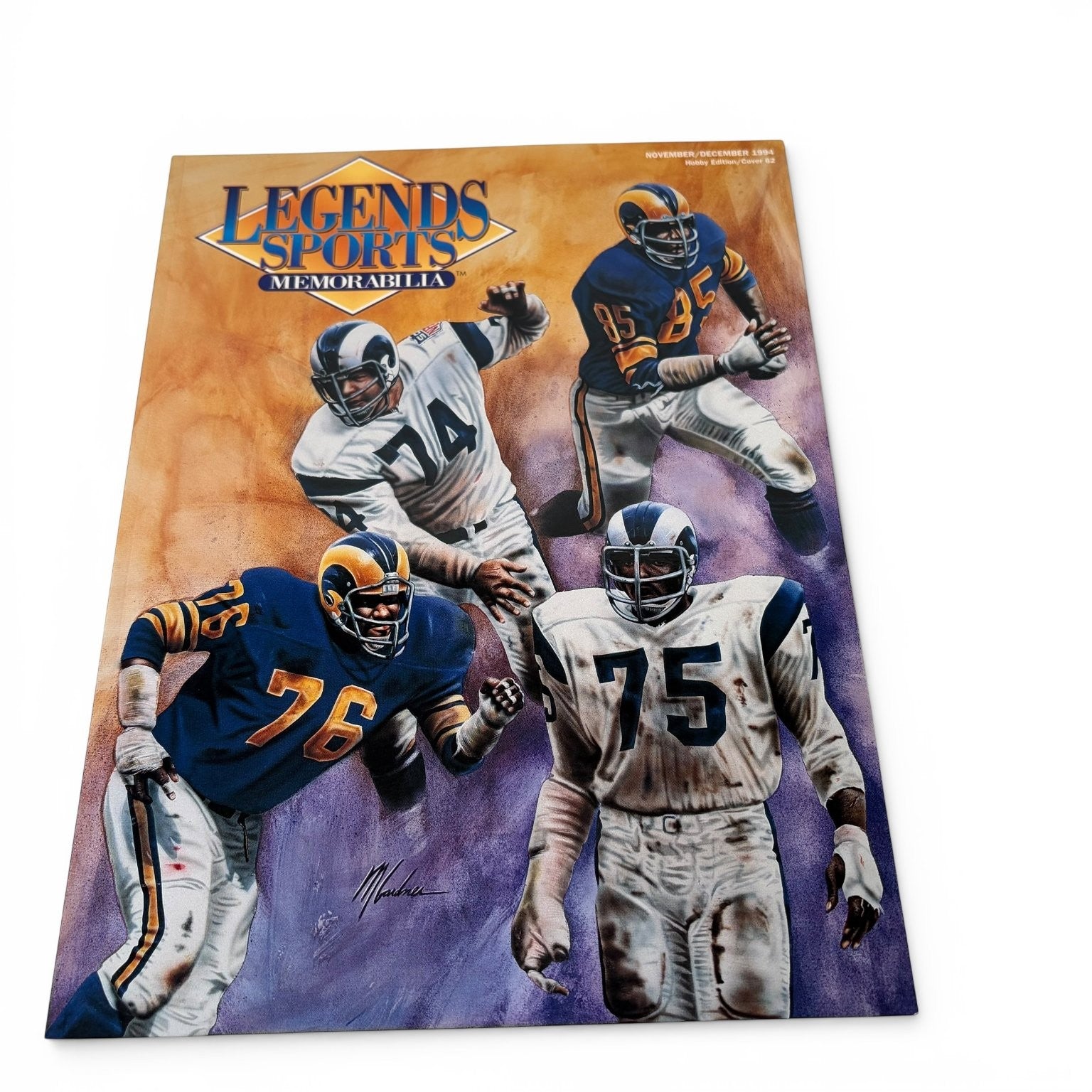 Legends Sports Memorabilia Magazine Nov/Dec 1994 Fearsome Foursome with Cards