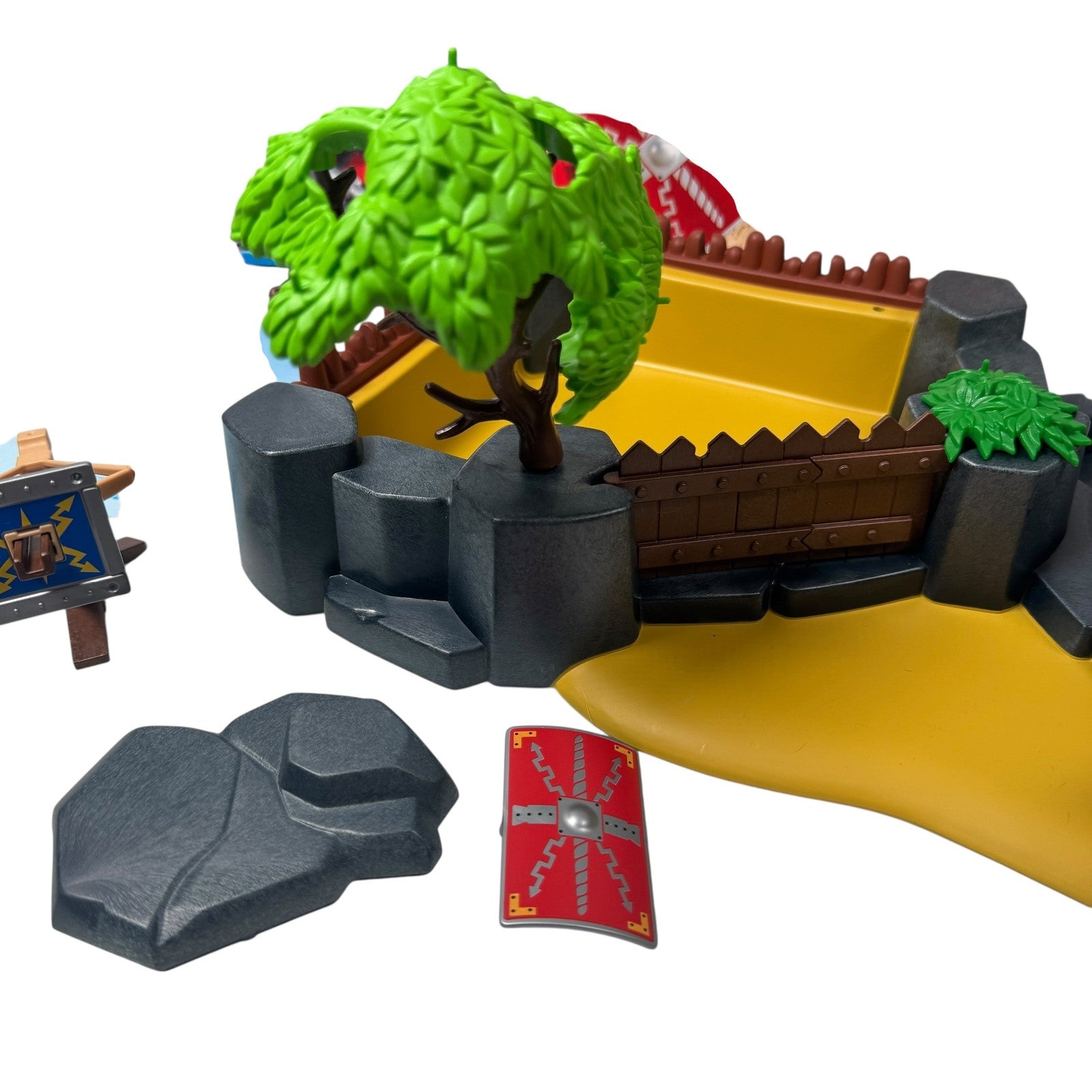 Playmobil Romans Camp 5841 Roman Soldier Figures Catapult Horse Set Incomplete