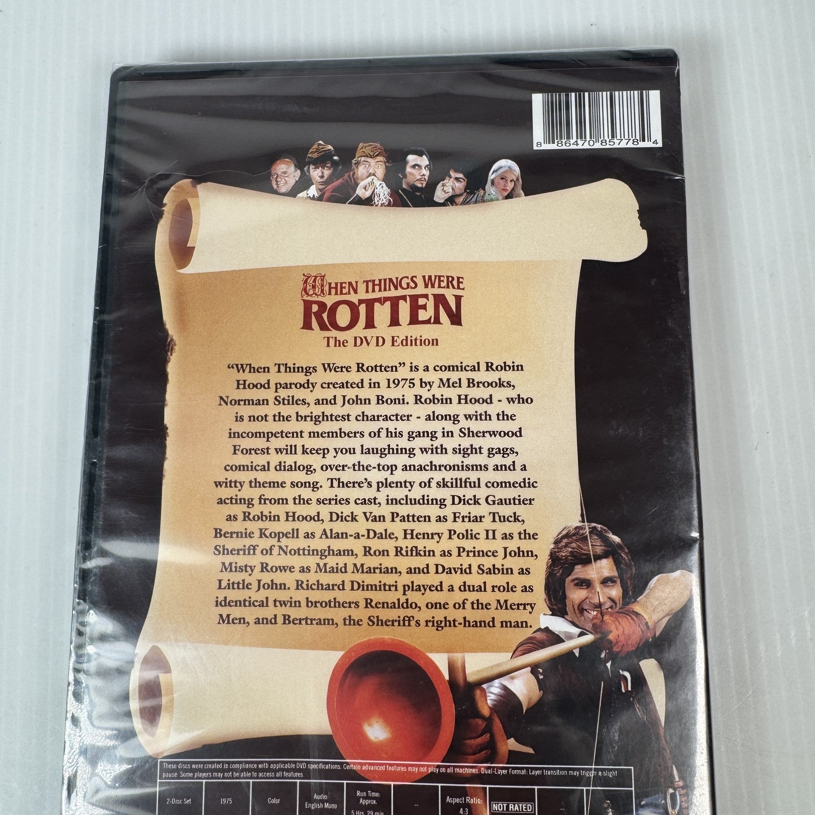 When Things Were Rotten DVD 1975 Robin Hood Parody Mel Brooks Comedy