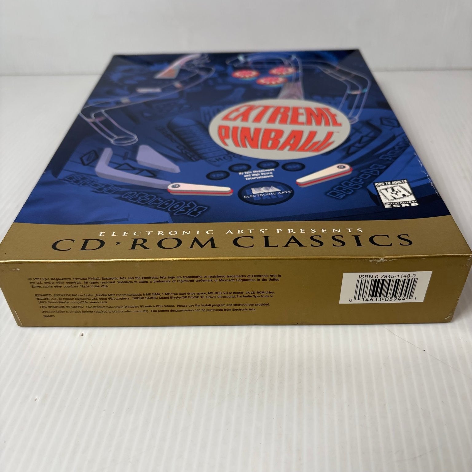 Extreme Pinball Gold Edition Big Box PC CD-ROM Video Game Pinball Complete