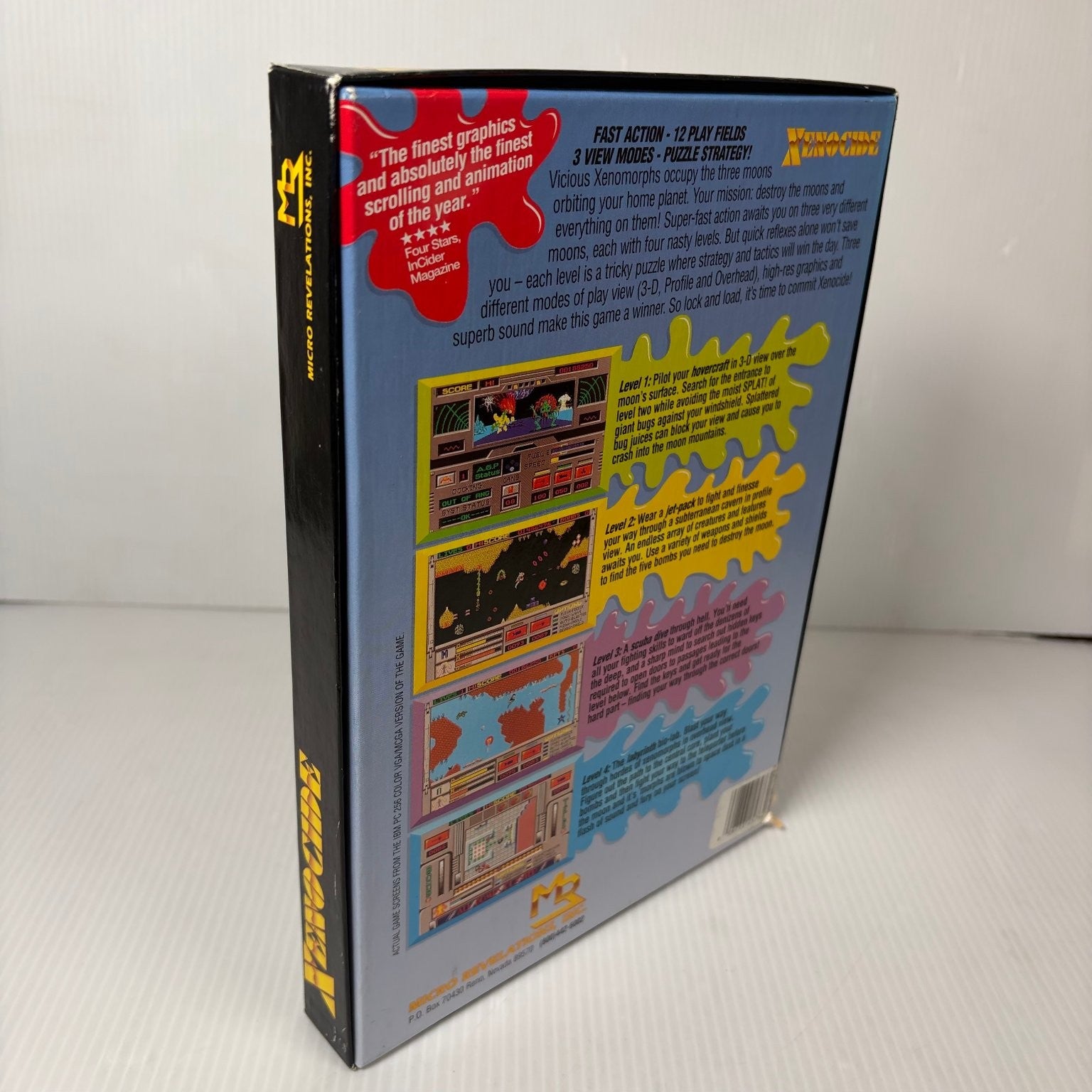 Xenocide IBM PC Video Game Big Box Complete 256 Color Brian Greenstone