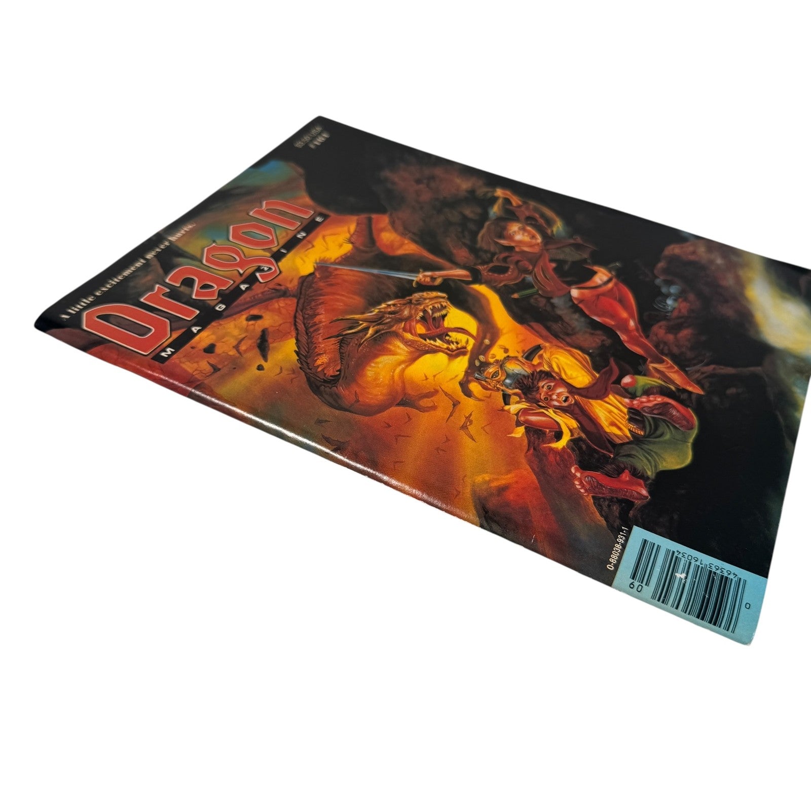 Vintage Dragon Magazine #161 TSR X-Men RPG Marvel Ad Fantasy D&D Softcover 1990