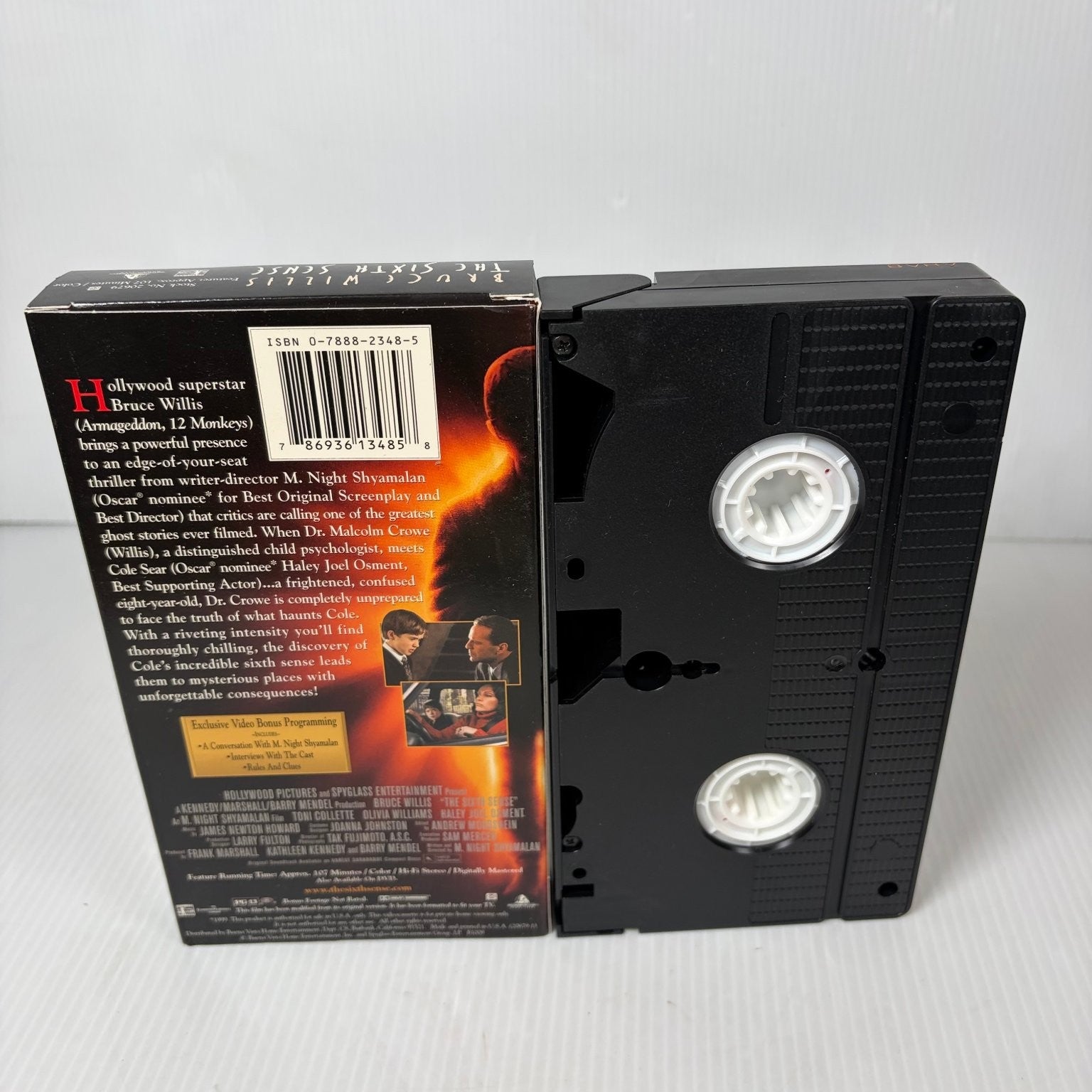 The Sixth Sense VHS 1999 Thriller Exclusive Bonus Edition Hollywood Pictures