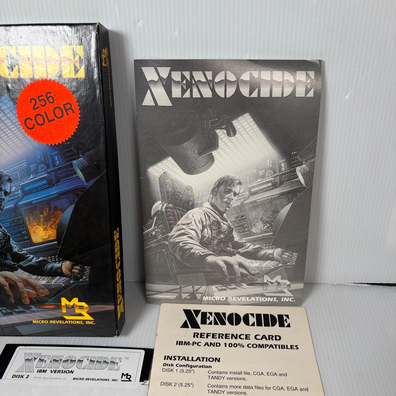 Xenocide IBM PC Video Game Big Box Complete 256 Color Brian Greenstone