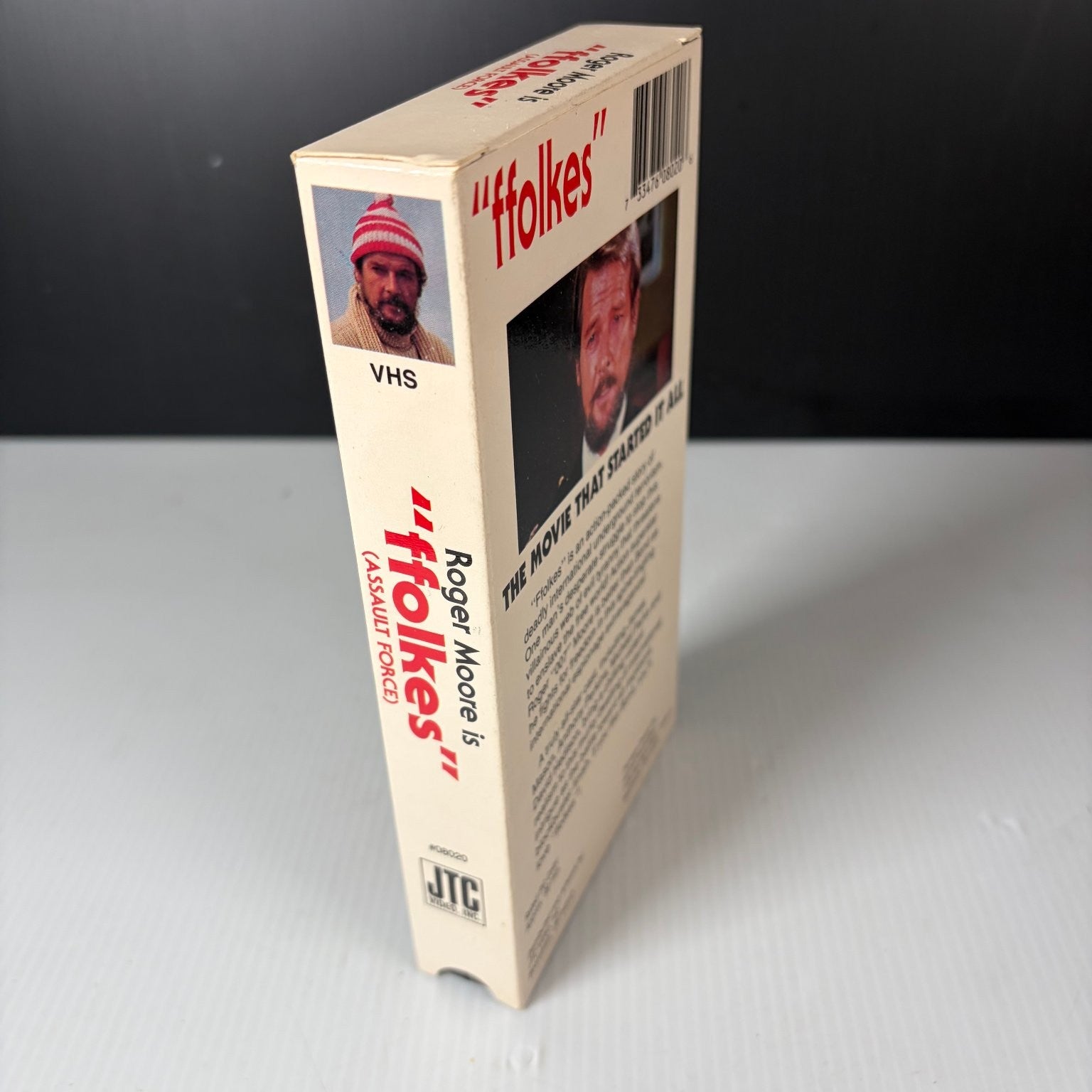 "ffolkes" VHS 1980 Action Espionage Original Release JTC Video
