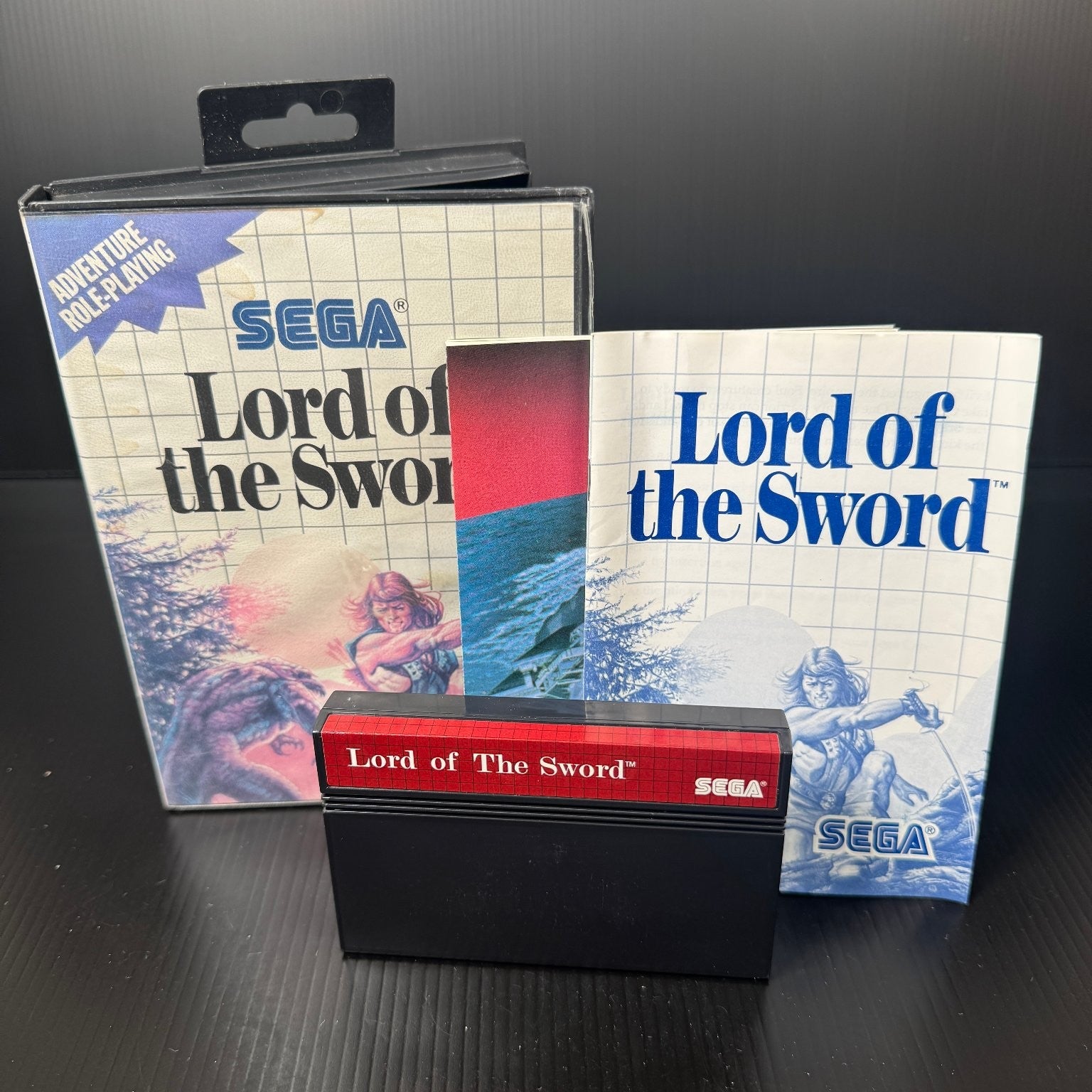 Lord of the Sword Sega Master System Adventure Role-Playing Game Complete CIB