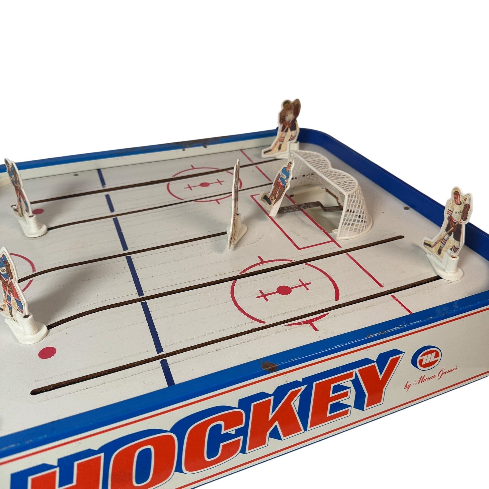 Vintage Bobby Hull Hockey Game Table WHA Players Tin Canada 1970s Arcade Toy