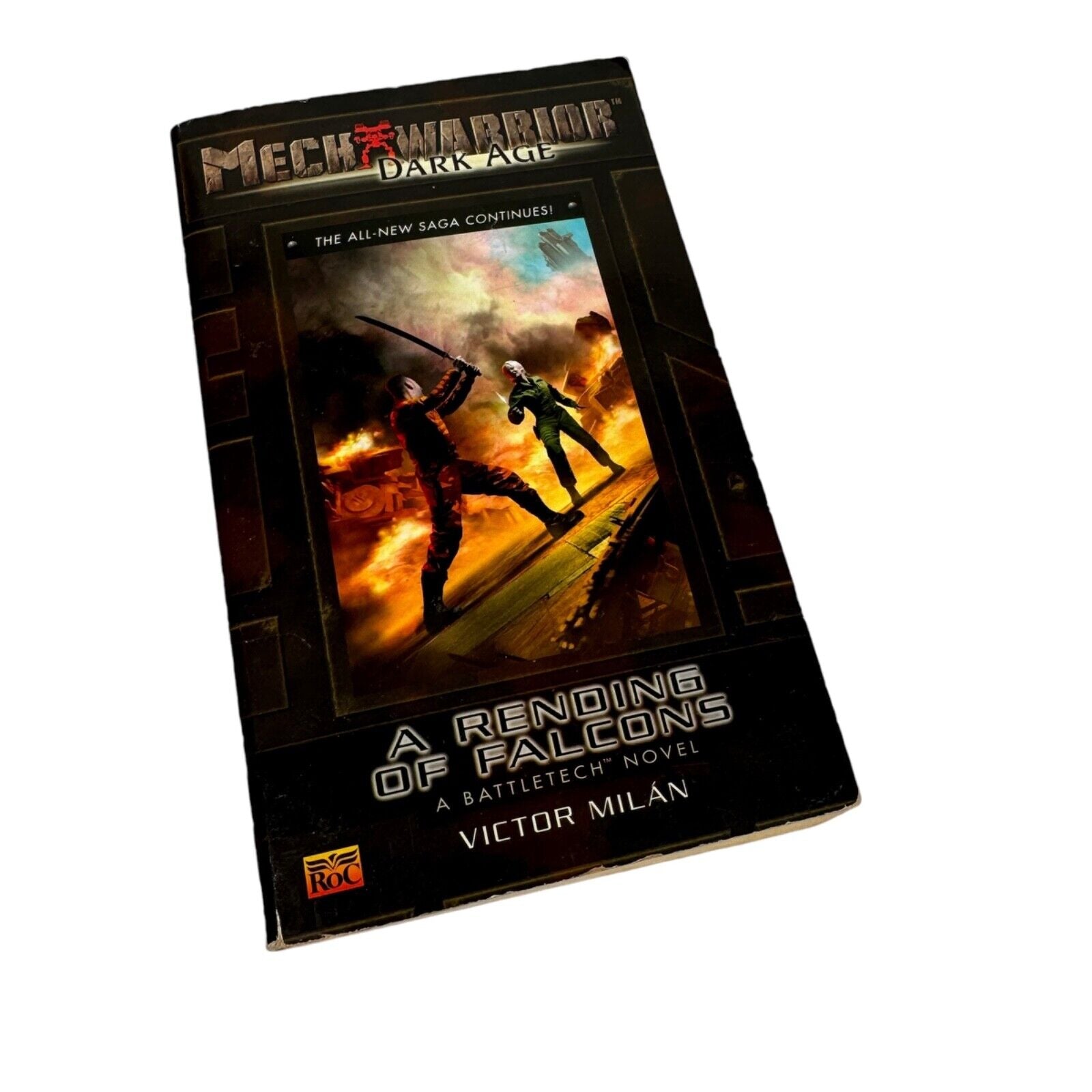 A RENDING OF FALCONS (MECHWARRIOR: DARK AGE #26) First Printing By Victor Milan